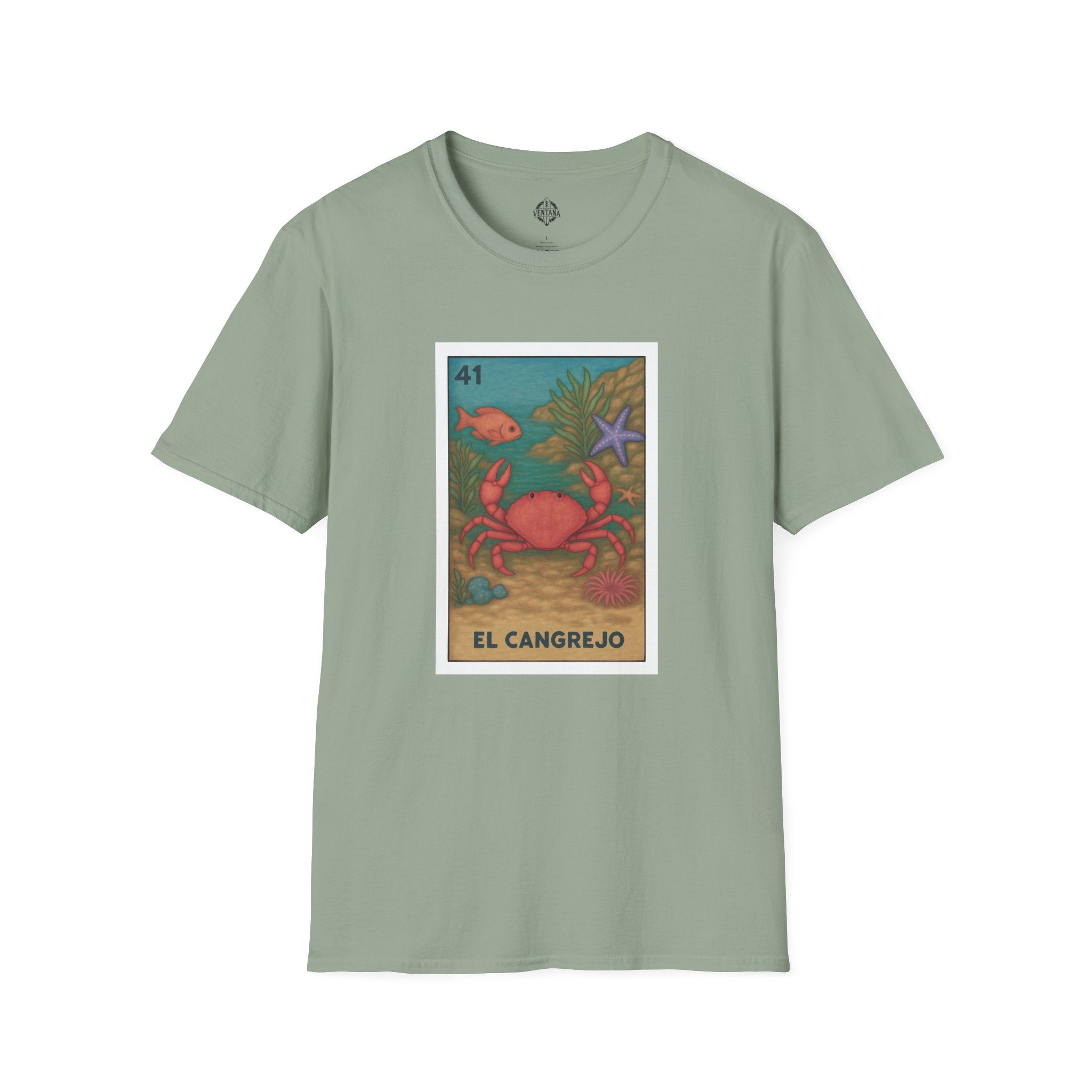 Crab Lotería cotton t-shirt image 9