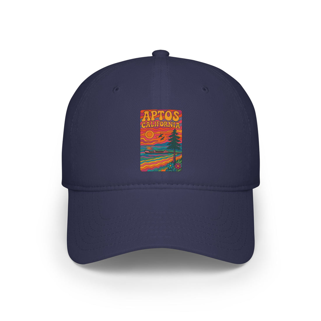 Aptos California Psychedelic - 100% Cotton Baseball Cap