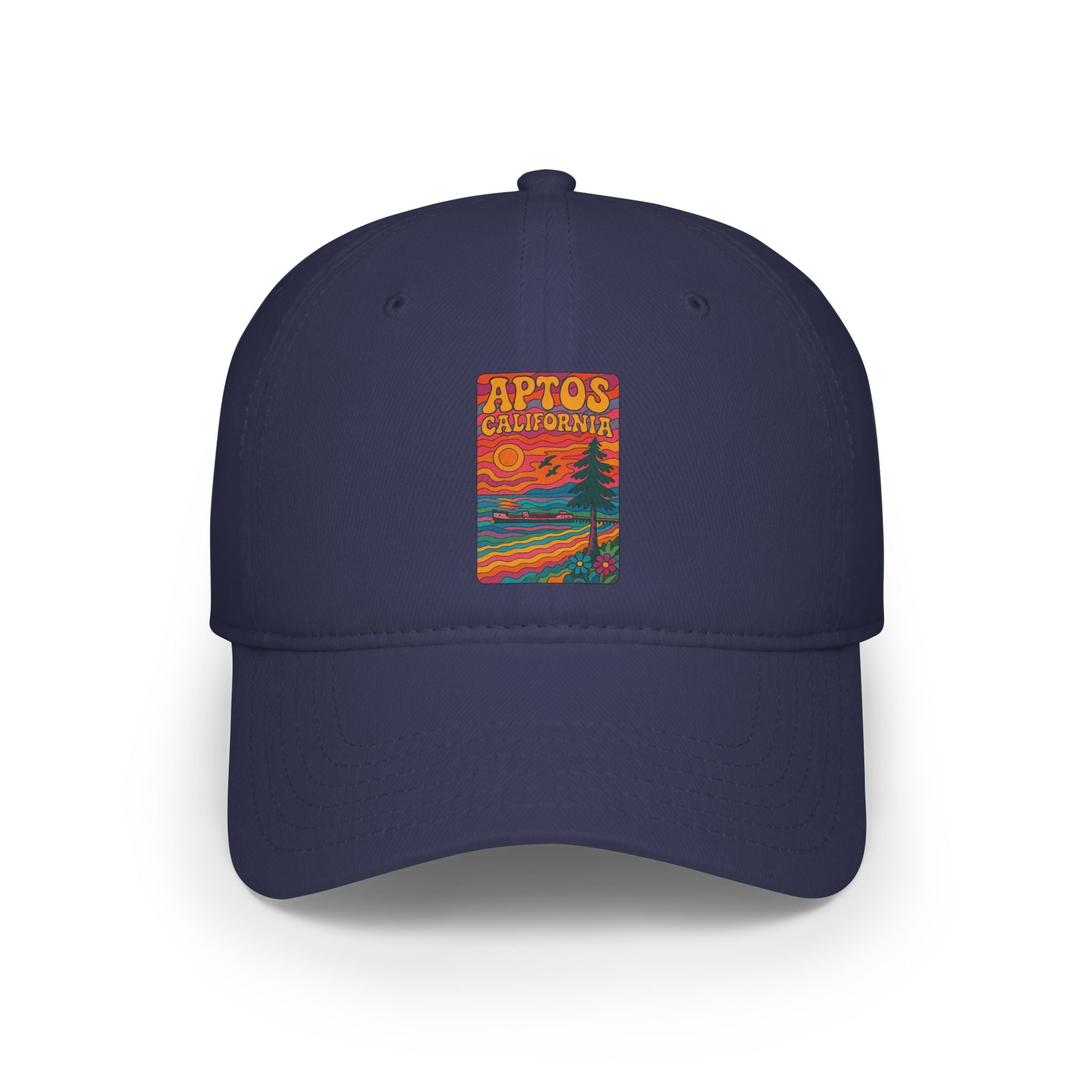 Aptos California Psychedelic - 100% Cotton Baseball Cap