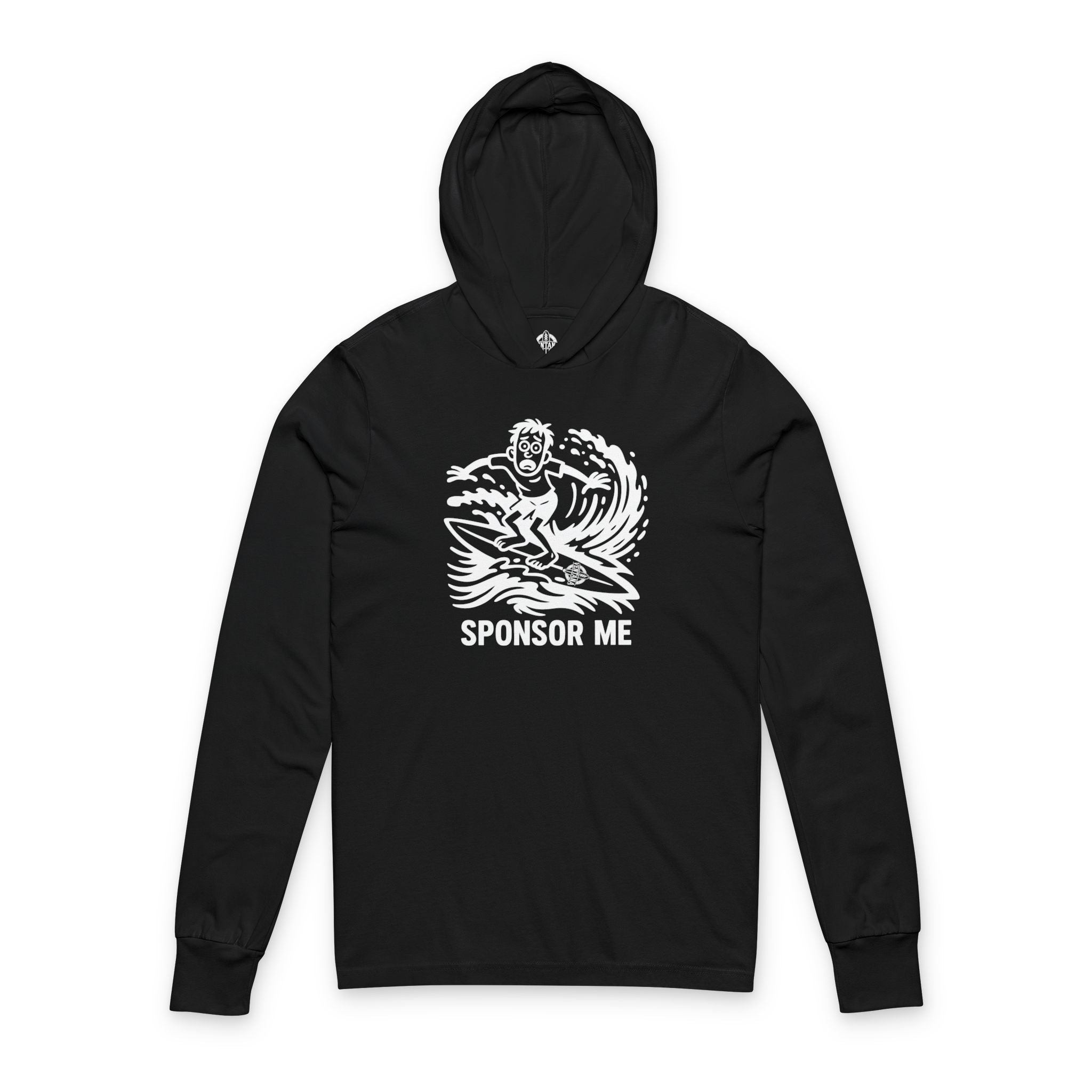 Sponsor Me Unisex - Cotton Hooded Long Sleeve Hooded T-Shirt