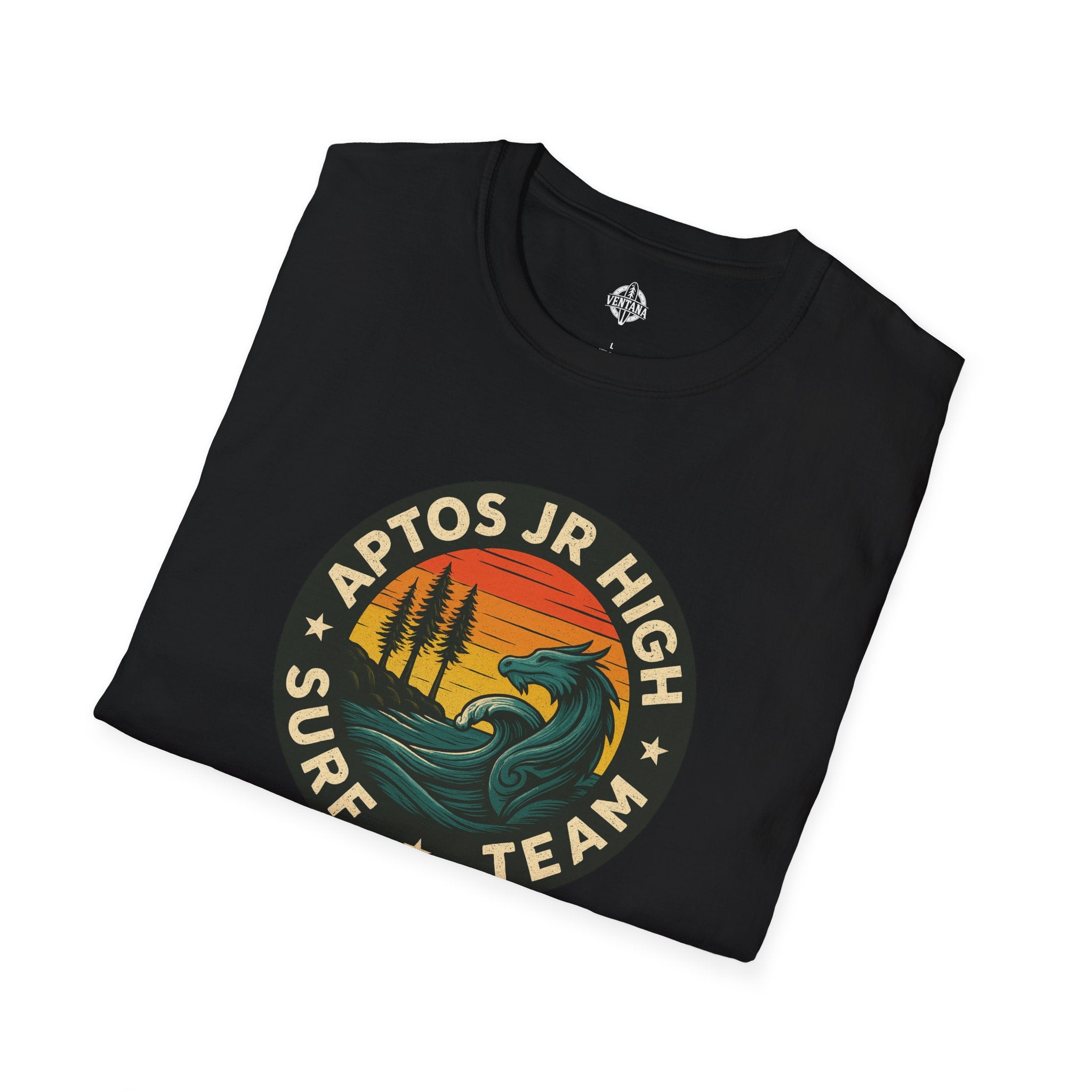 Aptos Junior High Surf Team Unisex - U.S. Cotton T-Shirt