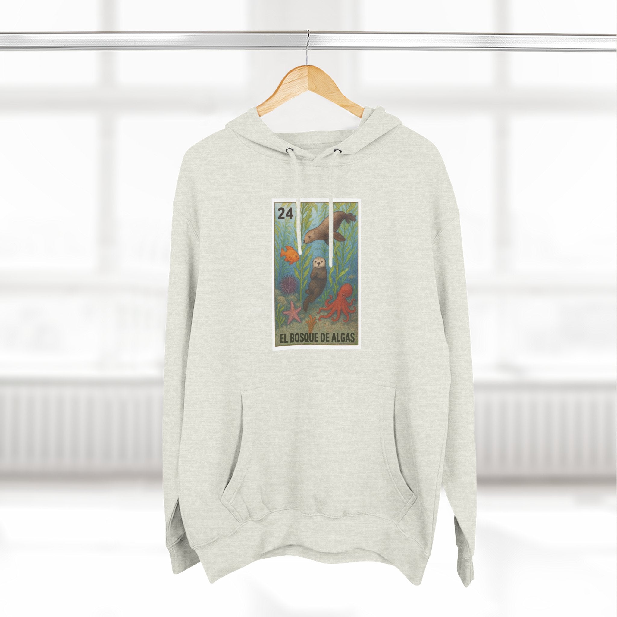 Kelp Forest Lotería Fleece Hoodie