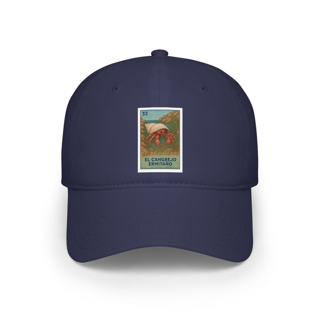 Hermit Crab Lotería Unisex - 100% Cotton Baseball Cap (El Cangrejo Ermitaño)