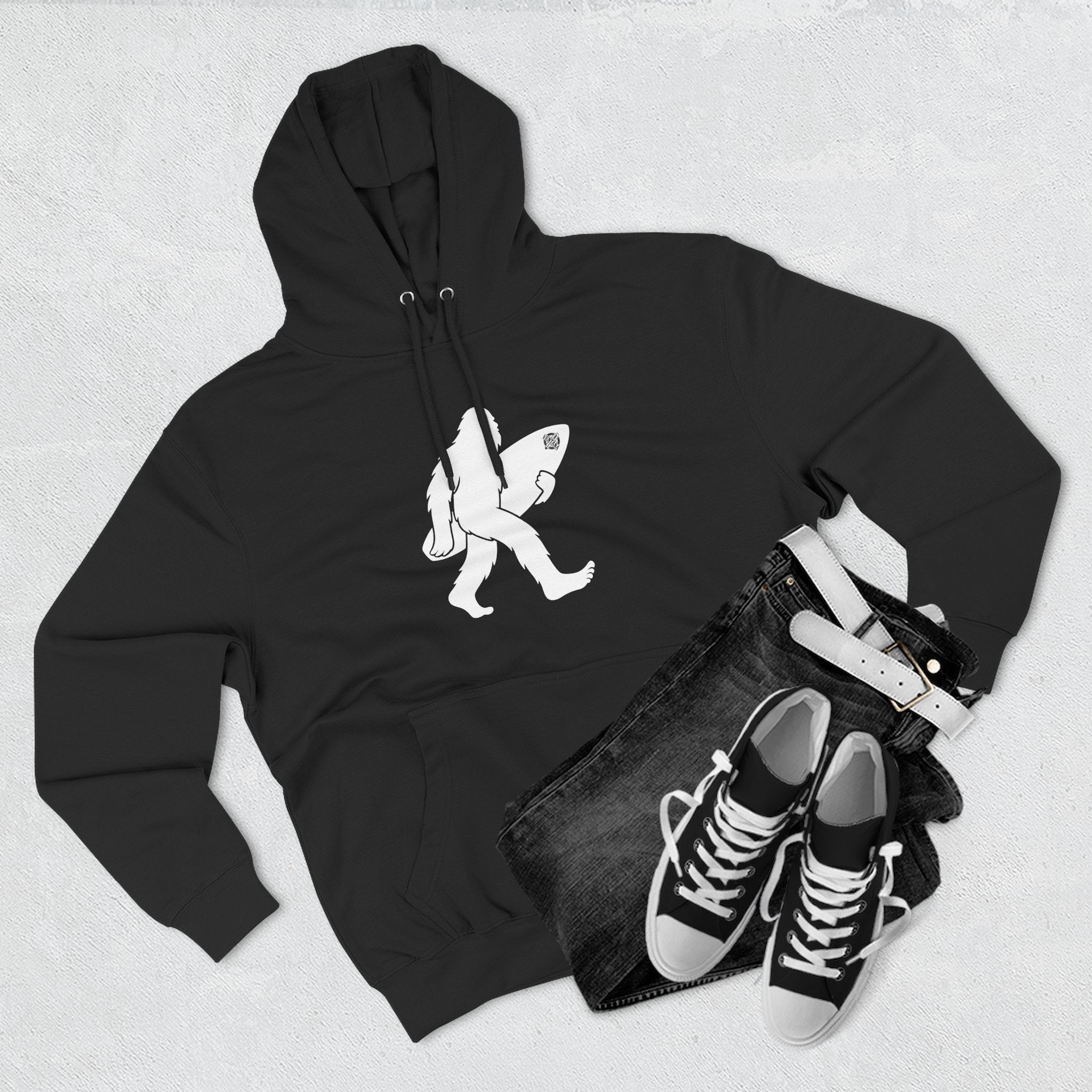 Ventana Surfsquatch Unisex - Pull-Over Cotton Blend Fleece Hoodie