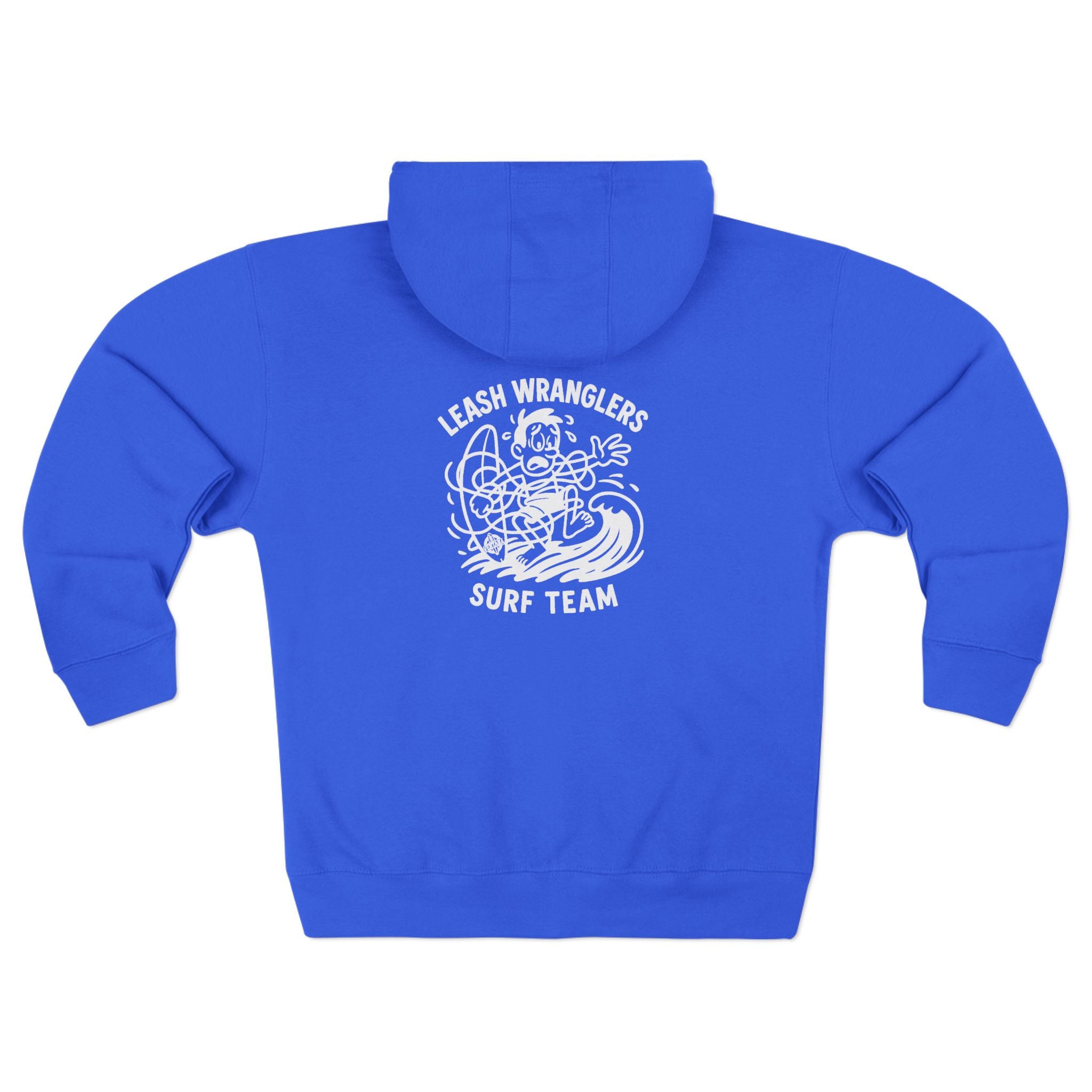 Leash Wranglers Surf Team Zip Hoodie