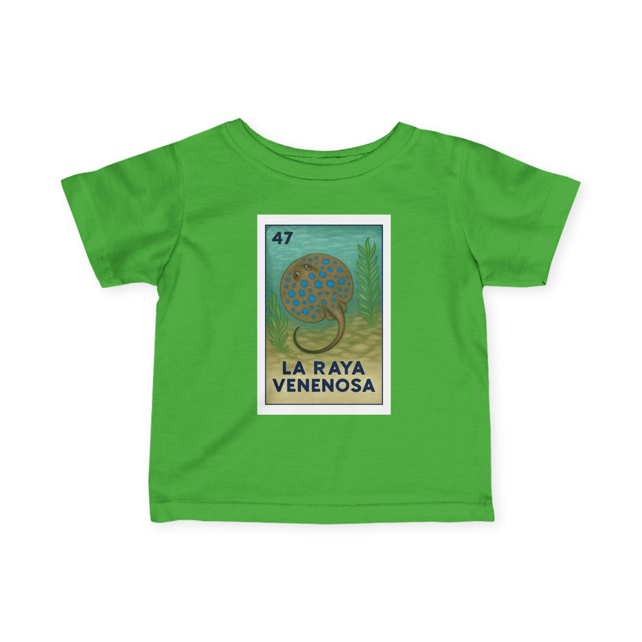 Stingray Lotería infant cotton t-shirt image 8