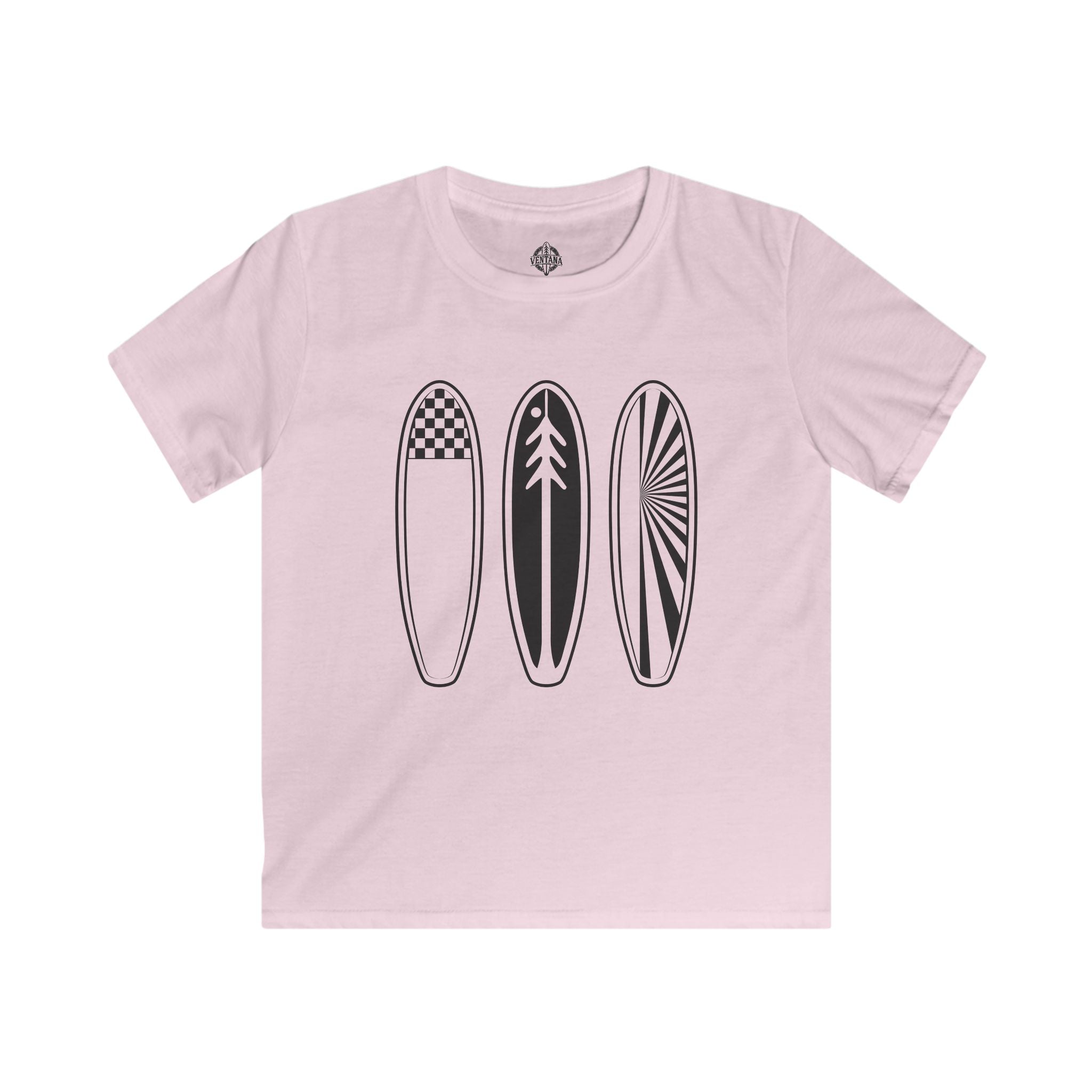 Ventana Three Board kids soft style t-shirt image 3