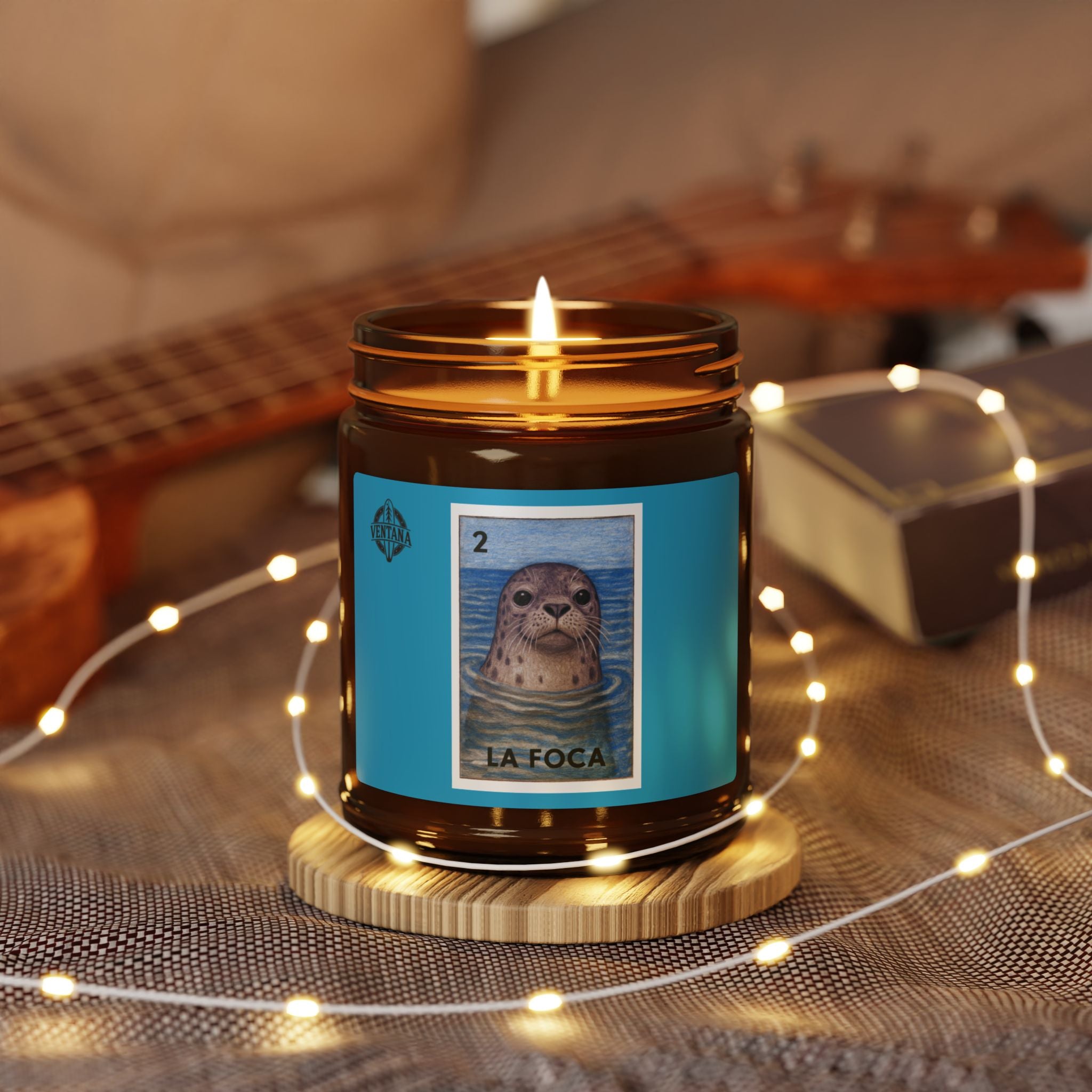 Seal Lotería - Scented Soy Candle (La Foca)