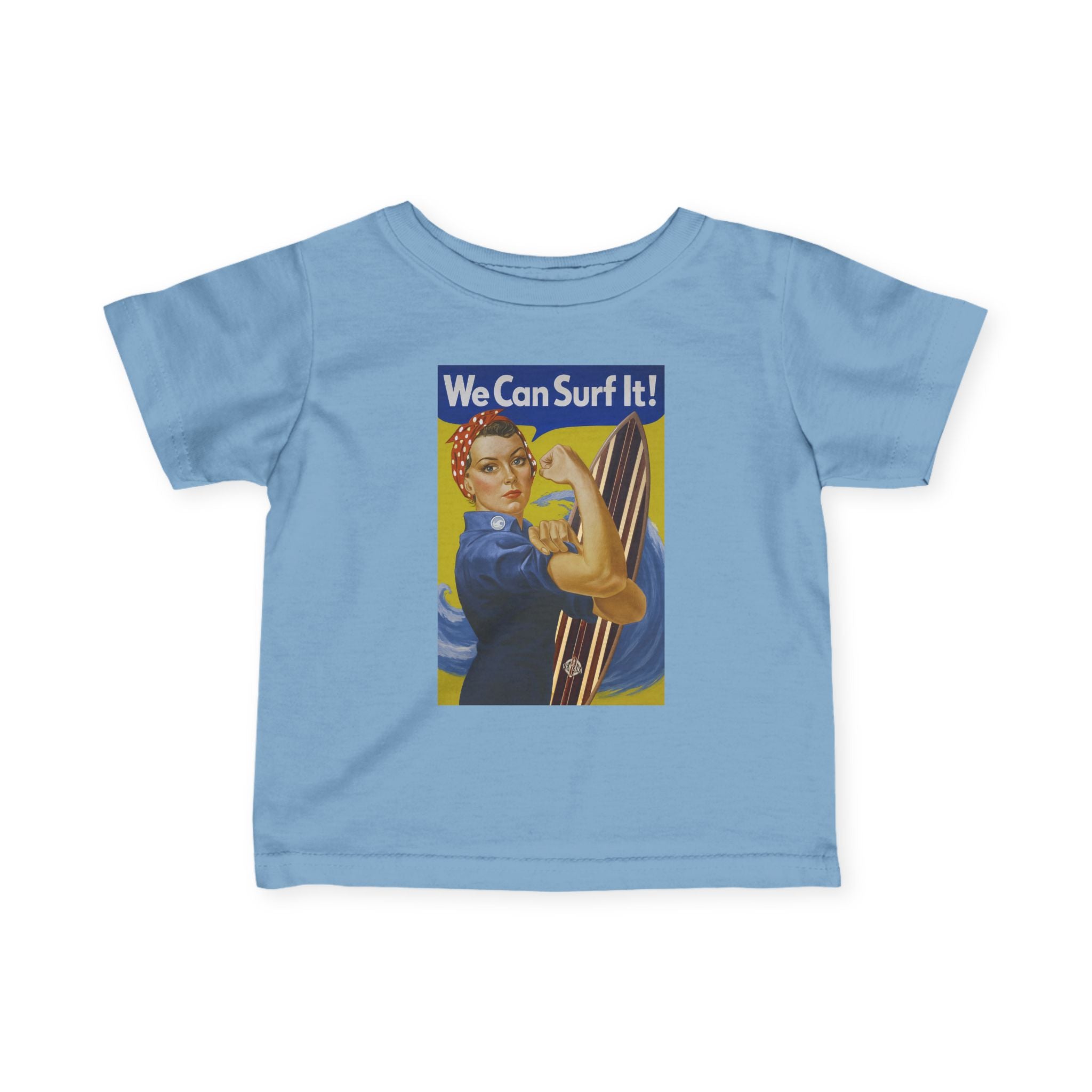 Rosie the Surfer infant cotton t-shirt image 1