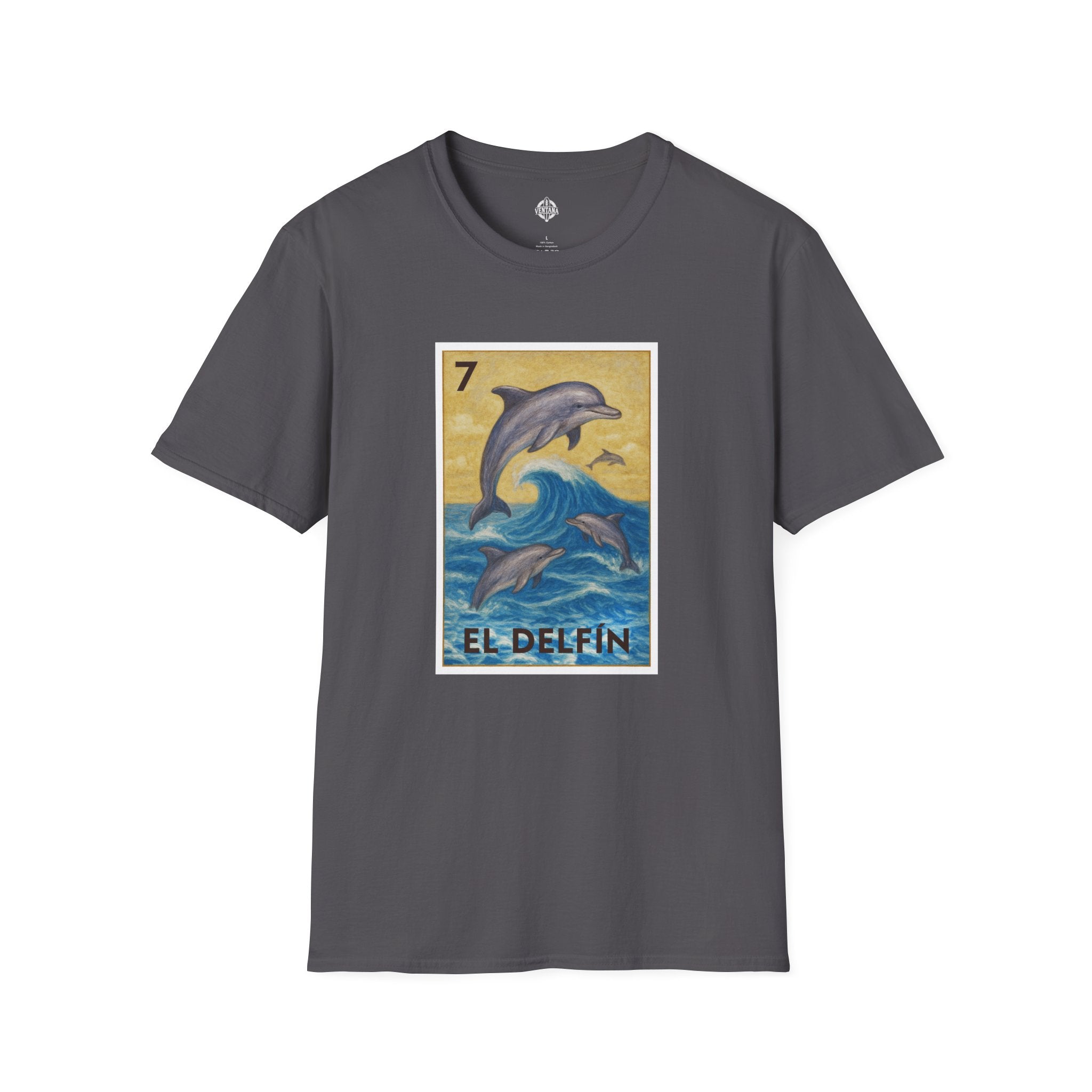 Dolphin Lotería cotton t-shirt image 12