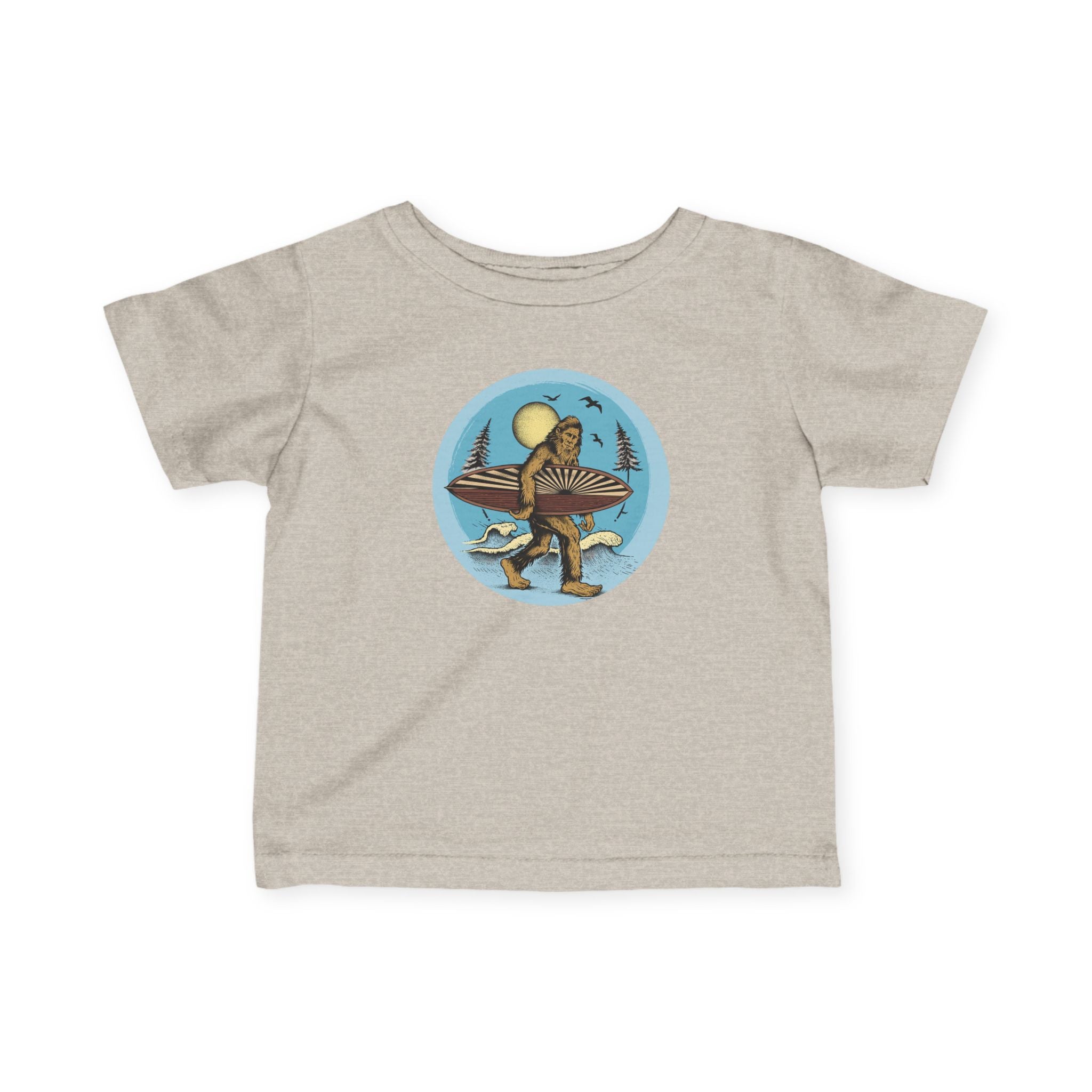 Ventana Surfsquatch by Thiago Bianchini infant cotton t-shirt image 4