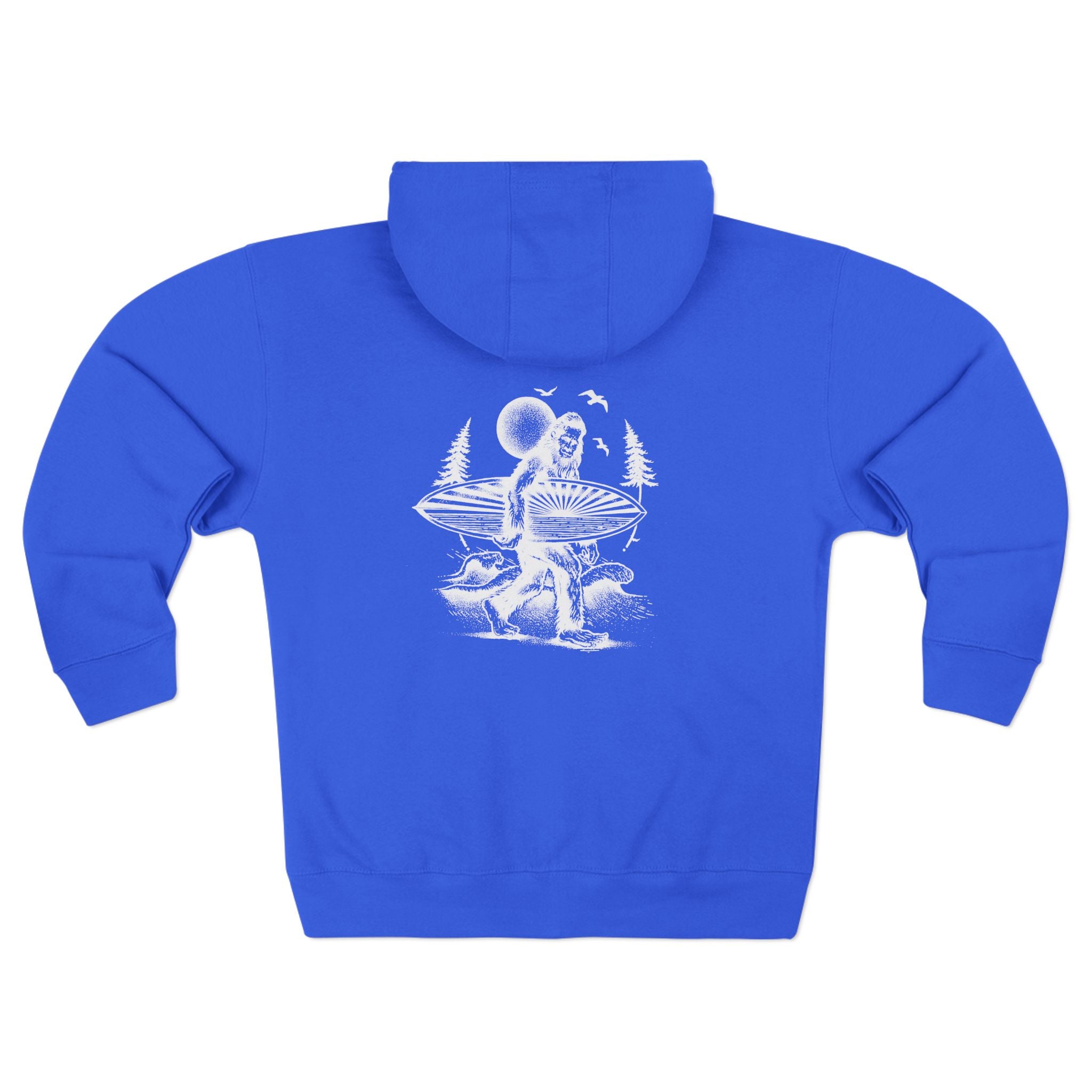 Ventana Surfsquatch by Thiago Bianchini zip fleece hoodie image 6