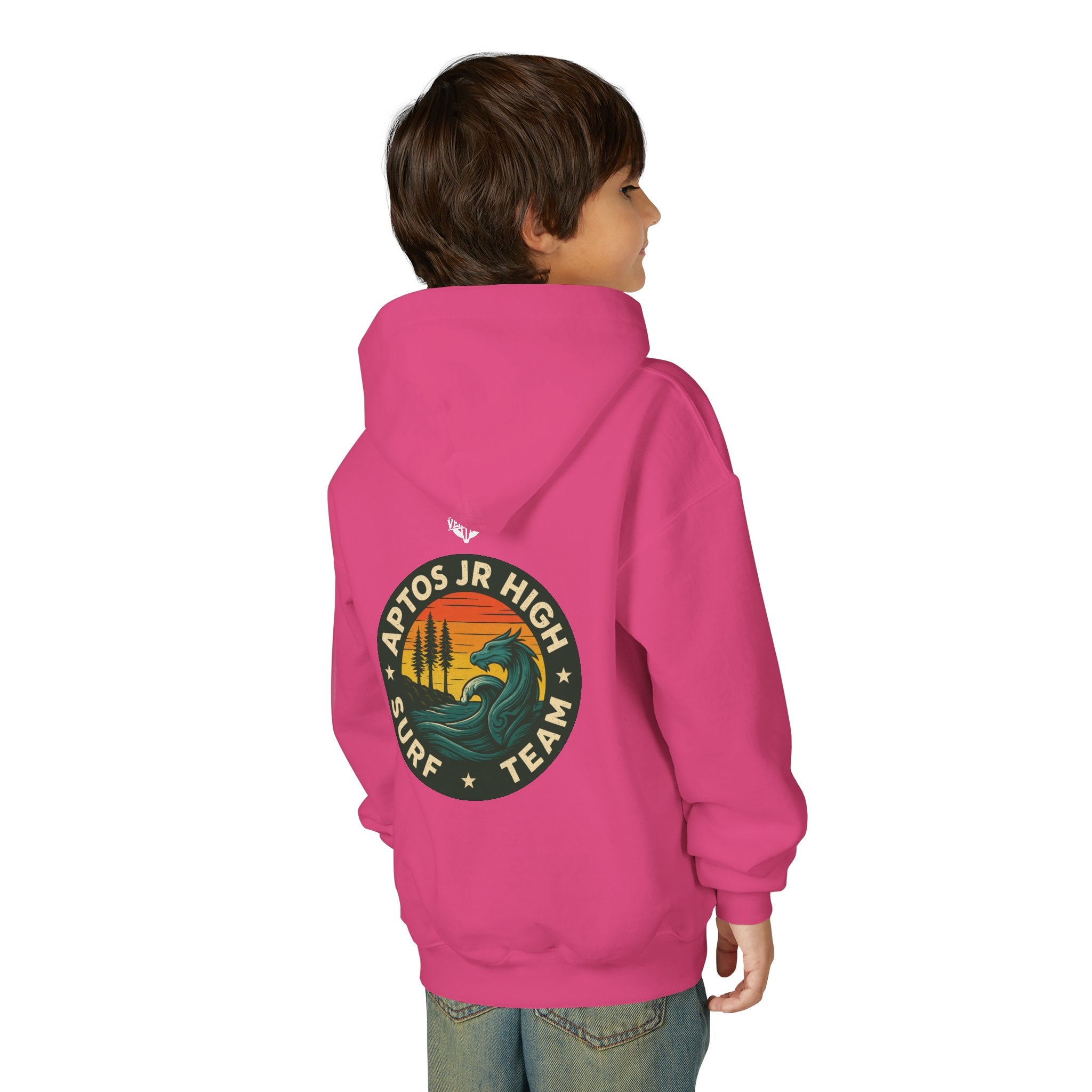 Aptos Jr High Surf Team Youth Pull-Over Hoodie - Heavy Blend Sweatshirt