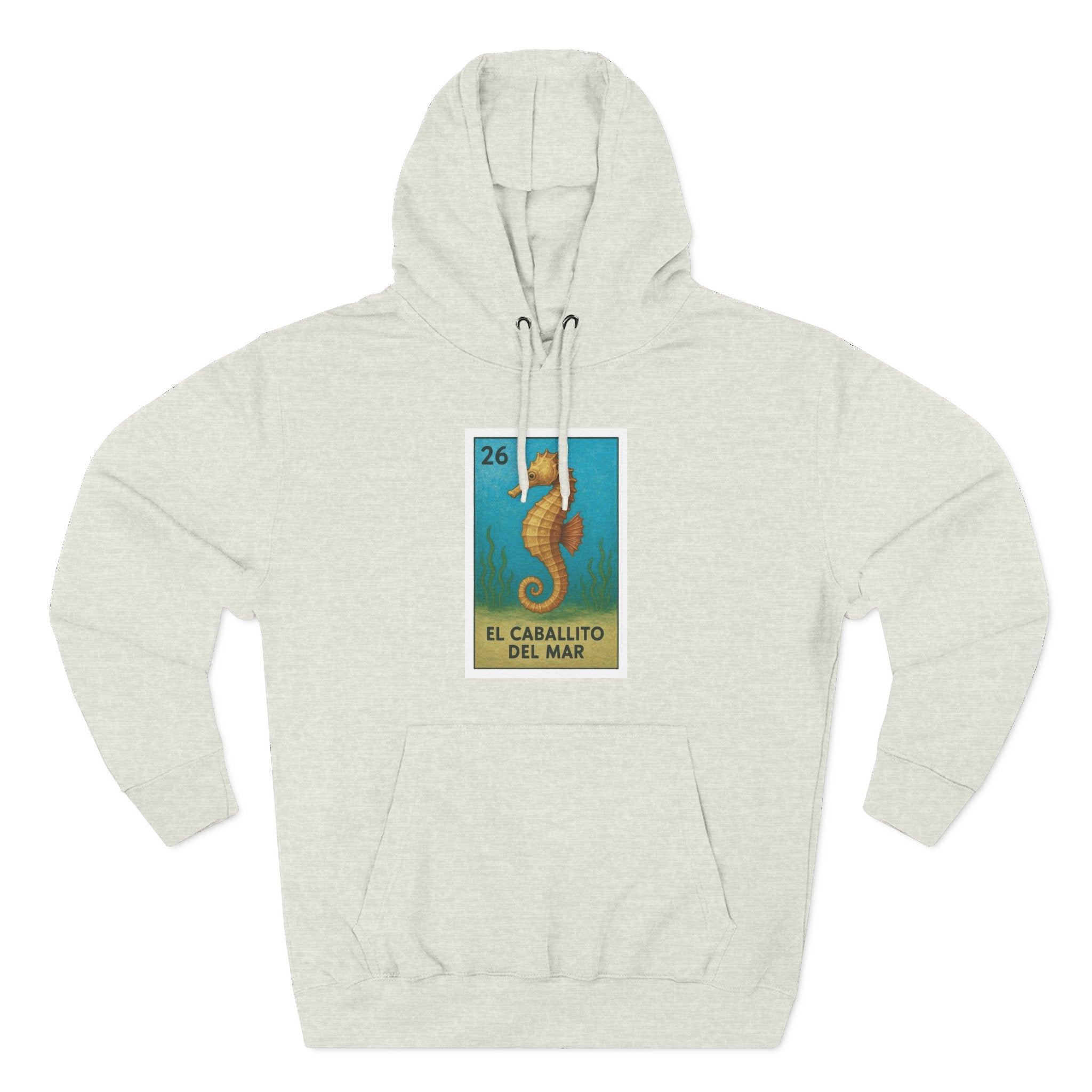 Seahorse Lotería fleece hoodie image 2