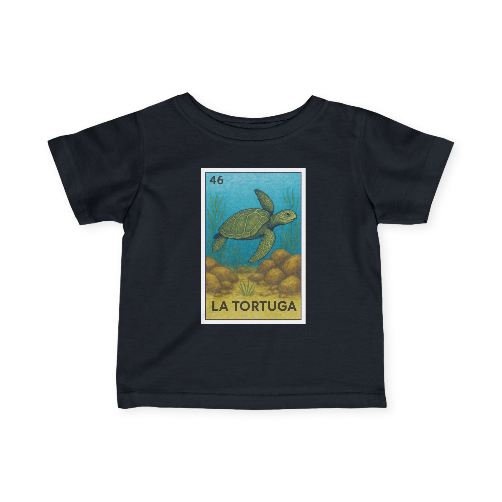 Turtle Lotería - Infant 100% Cotton T-Shirt (La Tortuga)