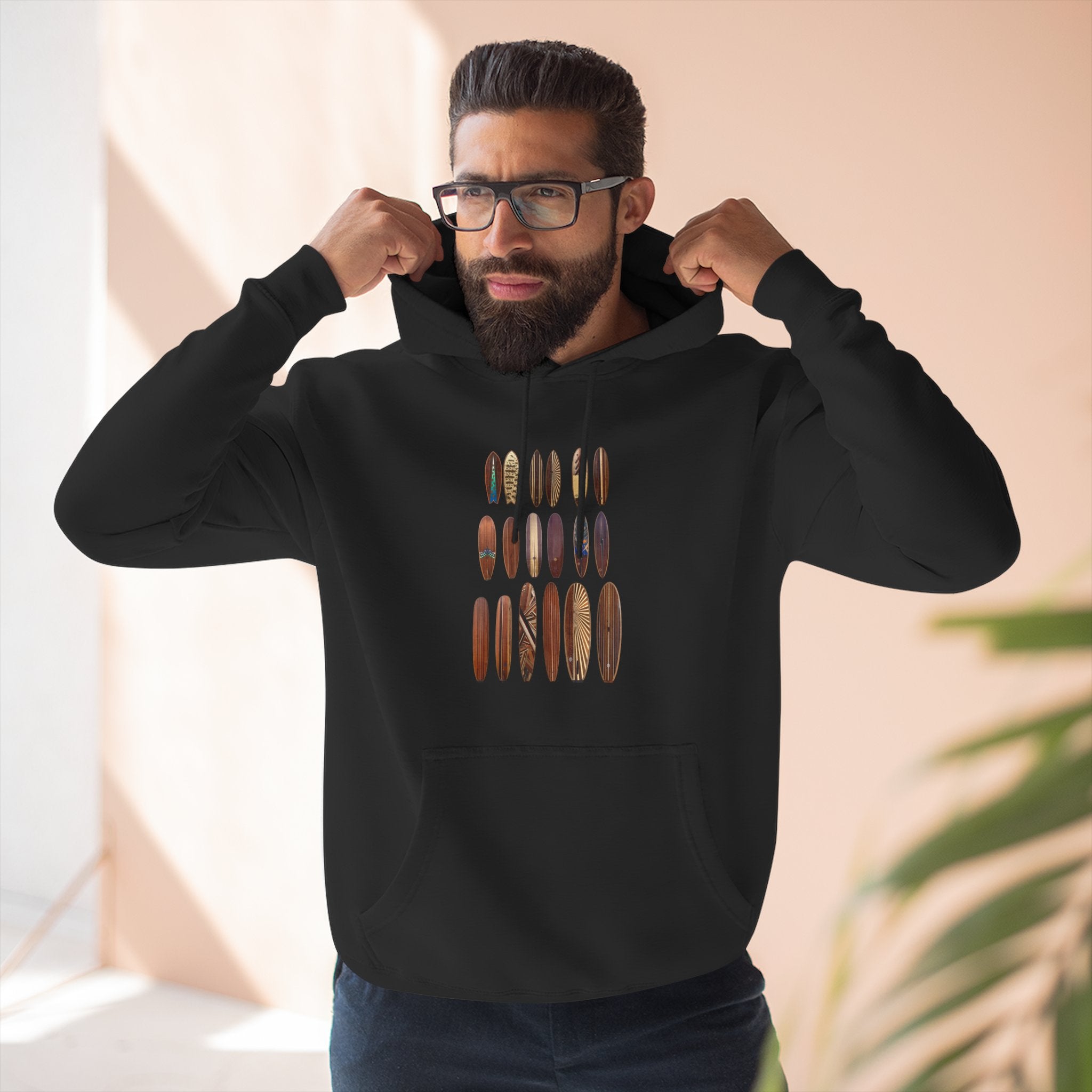 Ventana Wooden Surfboards Fleece Hoodie