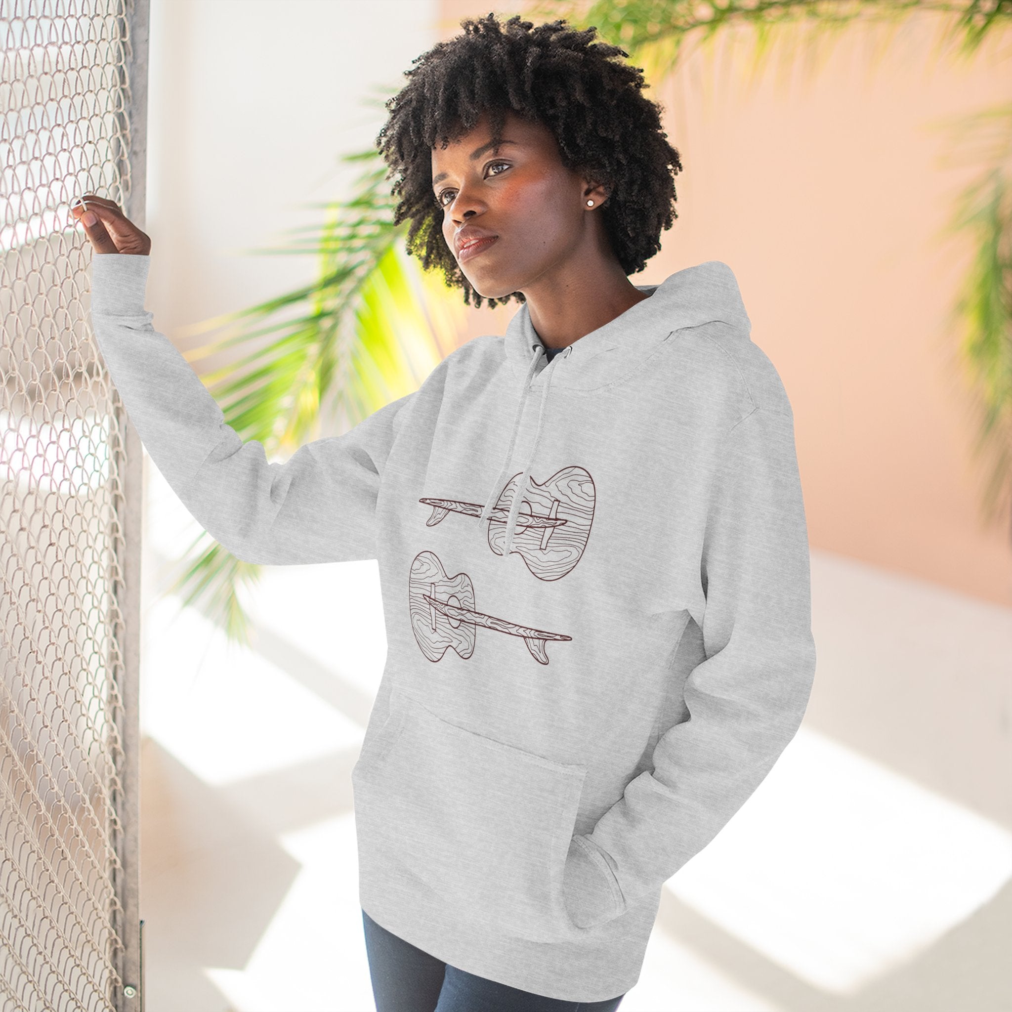 Ventana Santa Cruz Guitar Collab fleece hoodie image 16