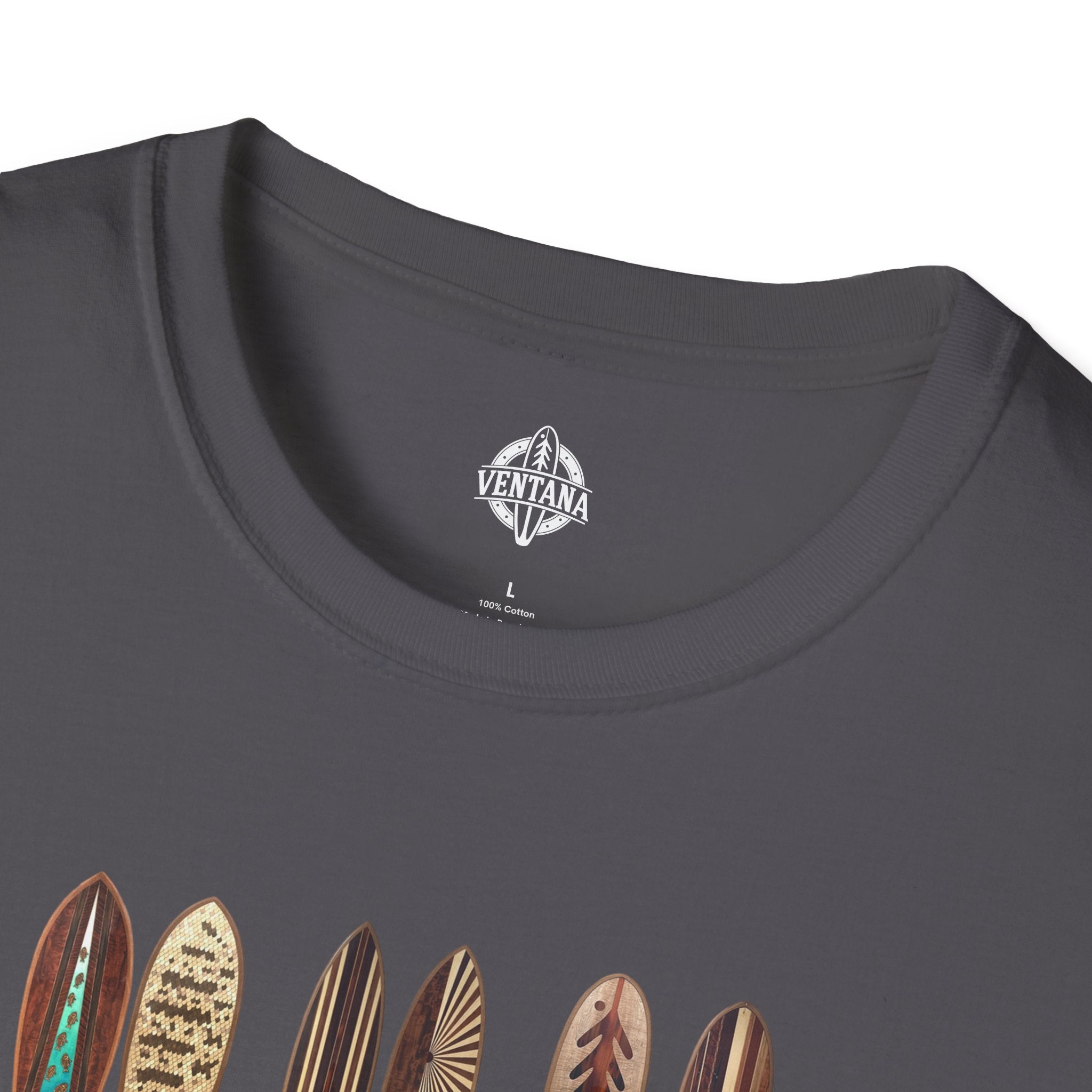 Ventana Wooden Surfboards Unisex - Soft Style U.S. Cotton T-Shirt