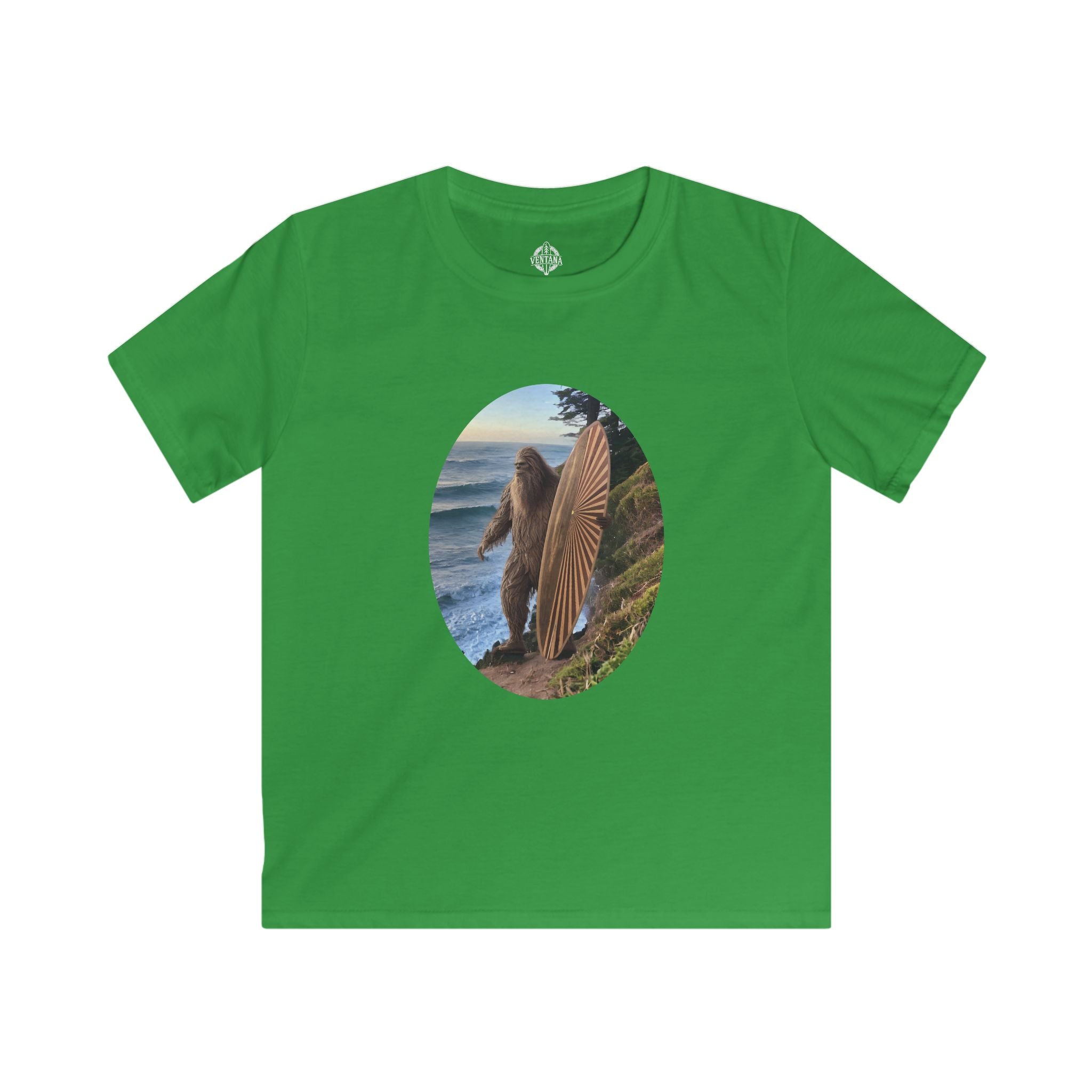 Ventana Real Surfsquatch kids soft style t-shirt image 8