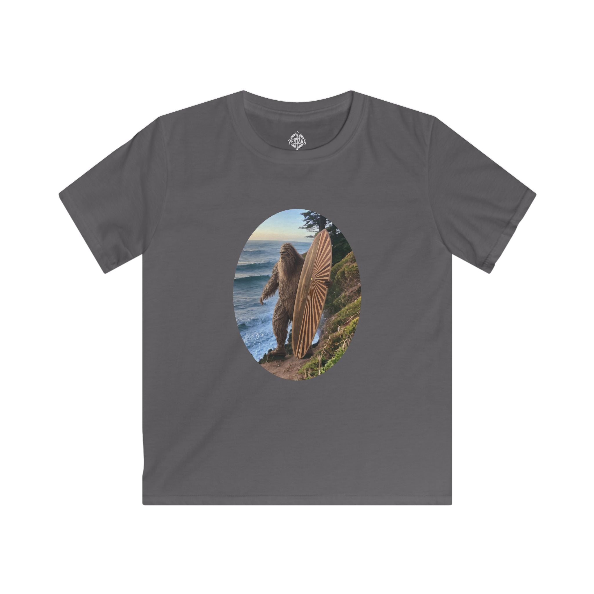 Ventana Real Surfsquatch kids soft style t-shirt image 9