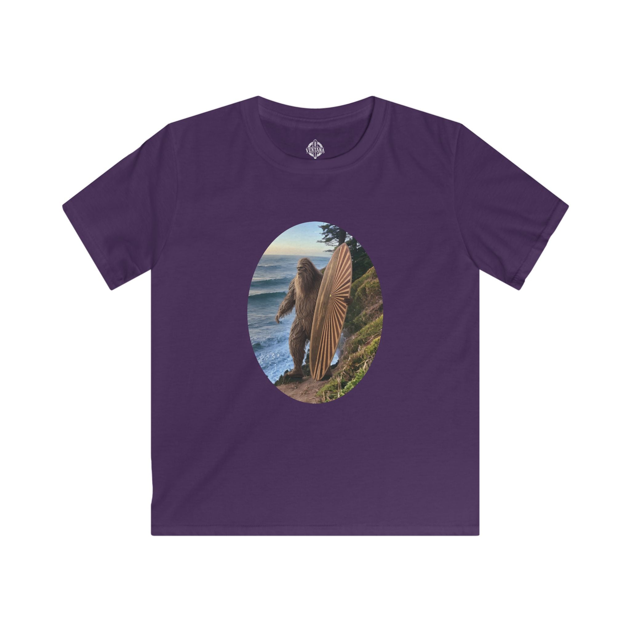Ventana Real Surfsquatch kids soft style t-shirt image 11