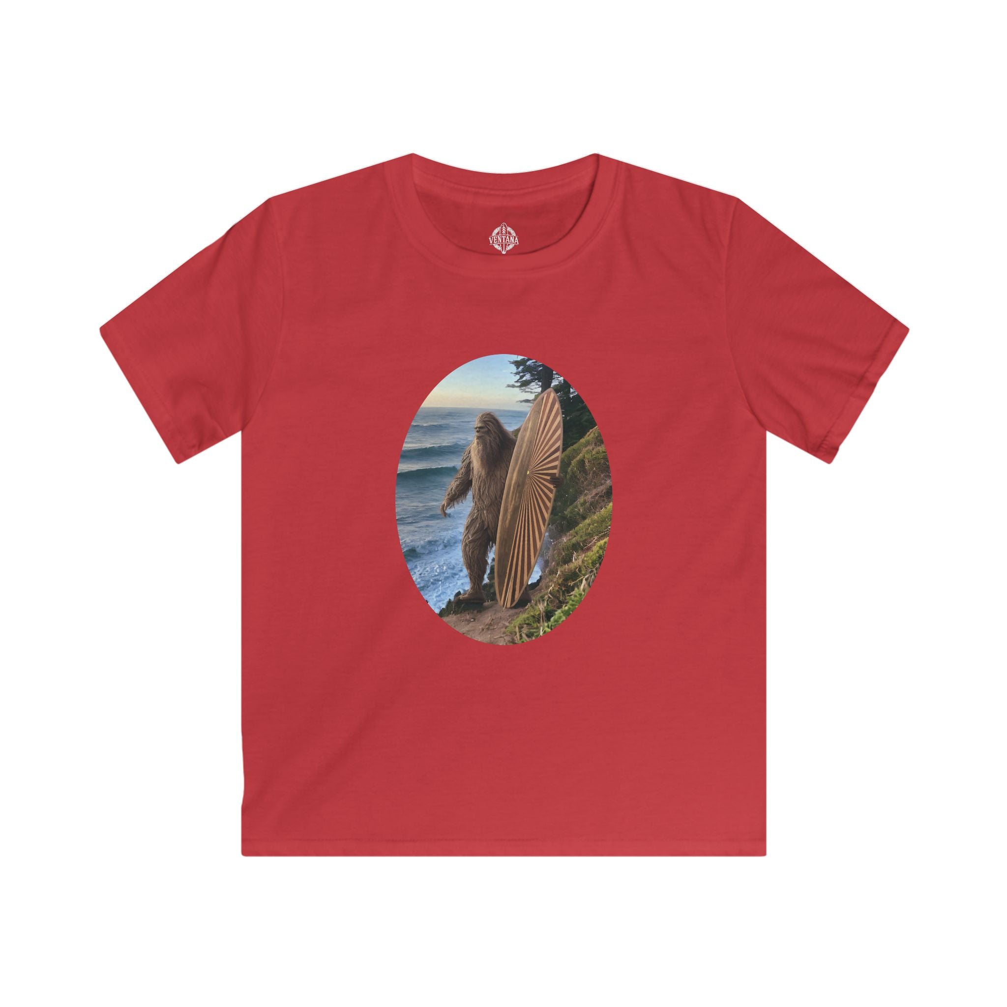 Ventana Real Surfsquatch kids soft style t-shirt image 12