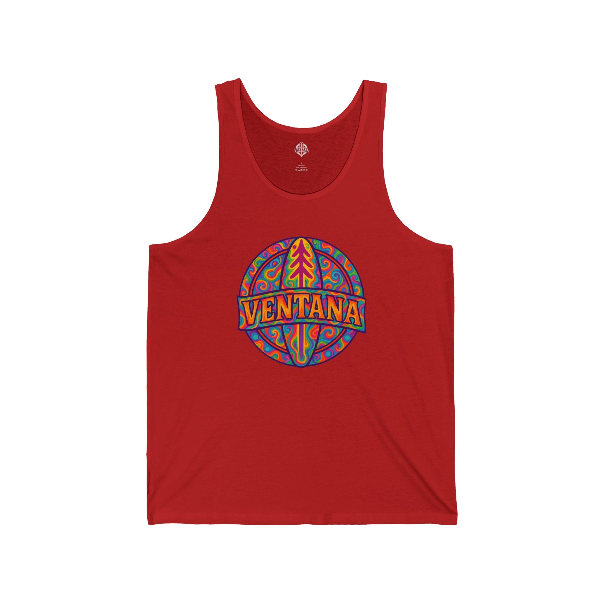 Ventana Psychedelic Treefish Logo jersey tank top image 10
