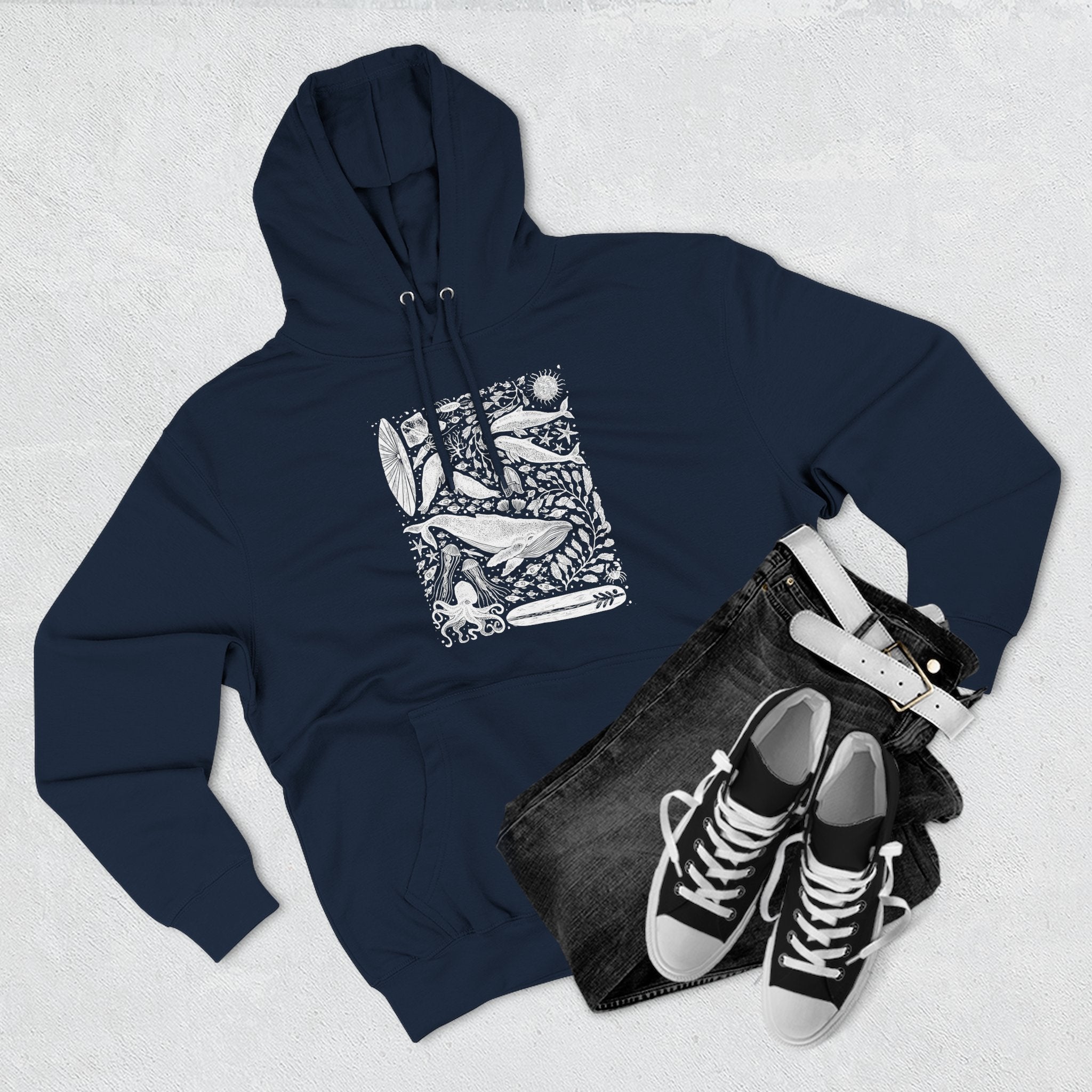 Ventana Marine Life Fleece Hoodie