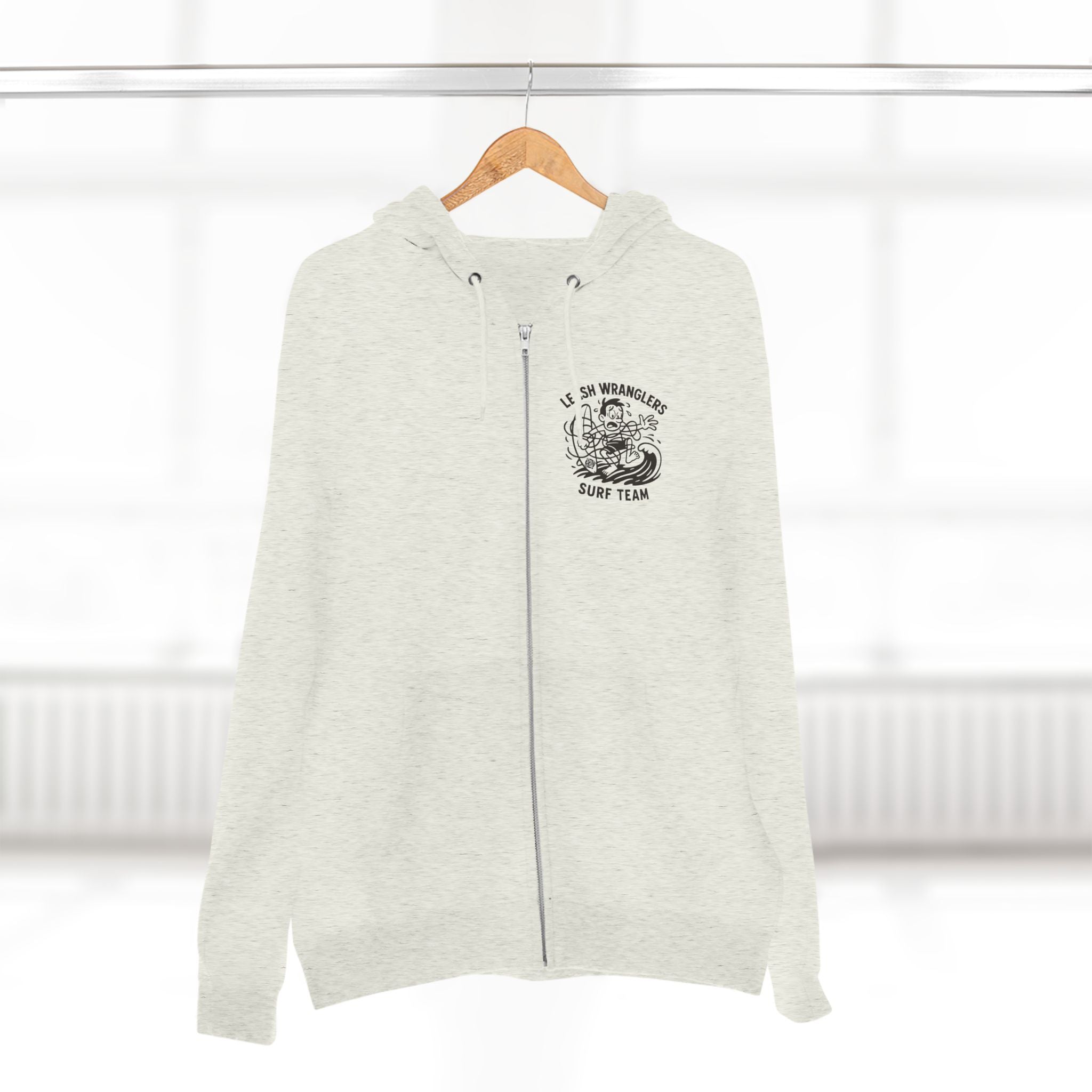 Leash Wranglers Surf Team Zip Hoodie