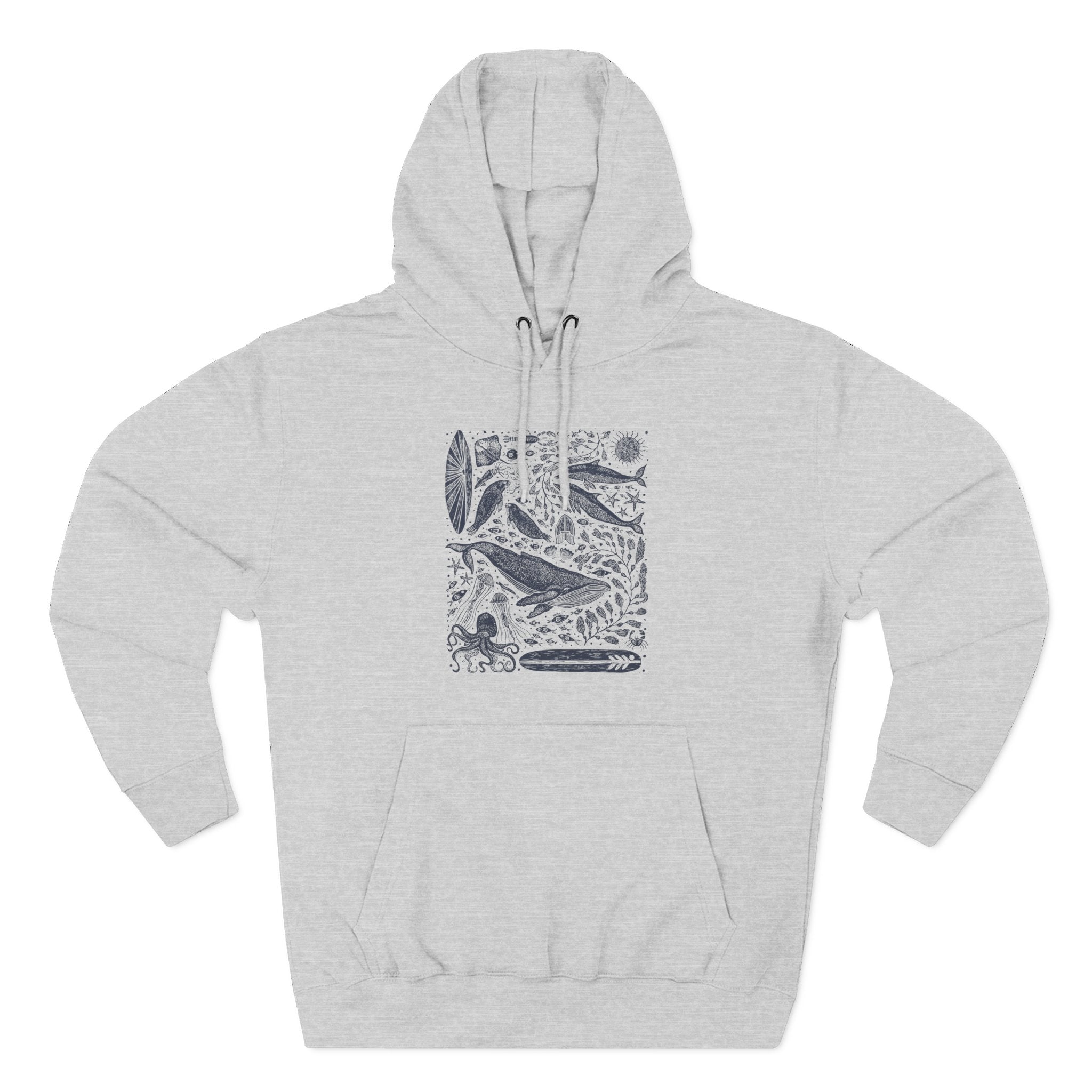 Ventana Marine Life by Lili Arnold fleece hoodie image 5