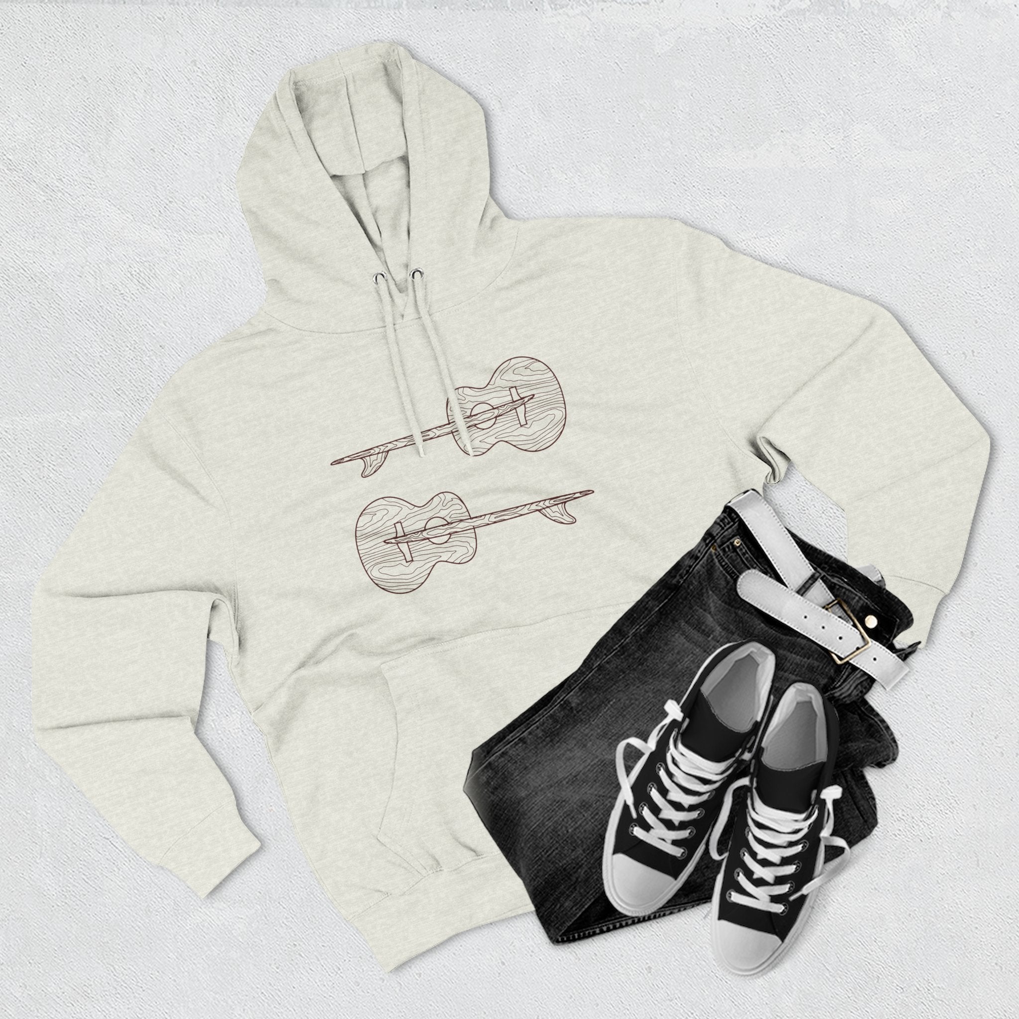 Ventana Santa Cruz Guitar Collab Fleece Hoodie