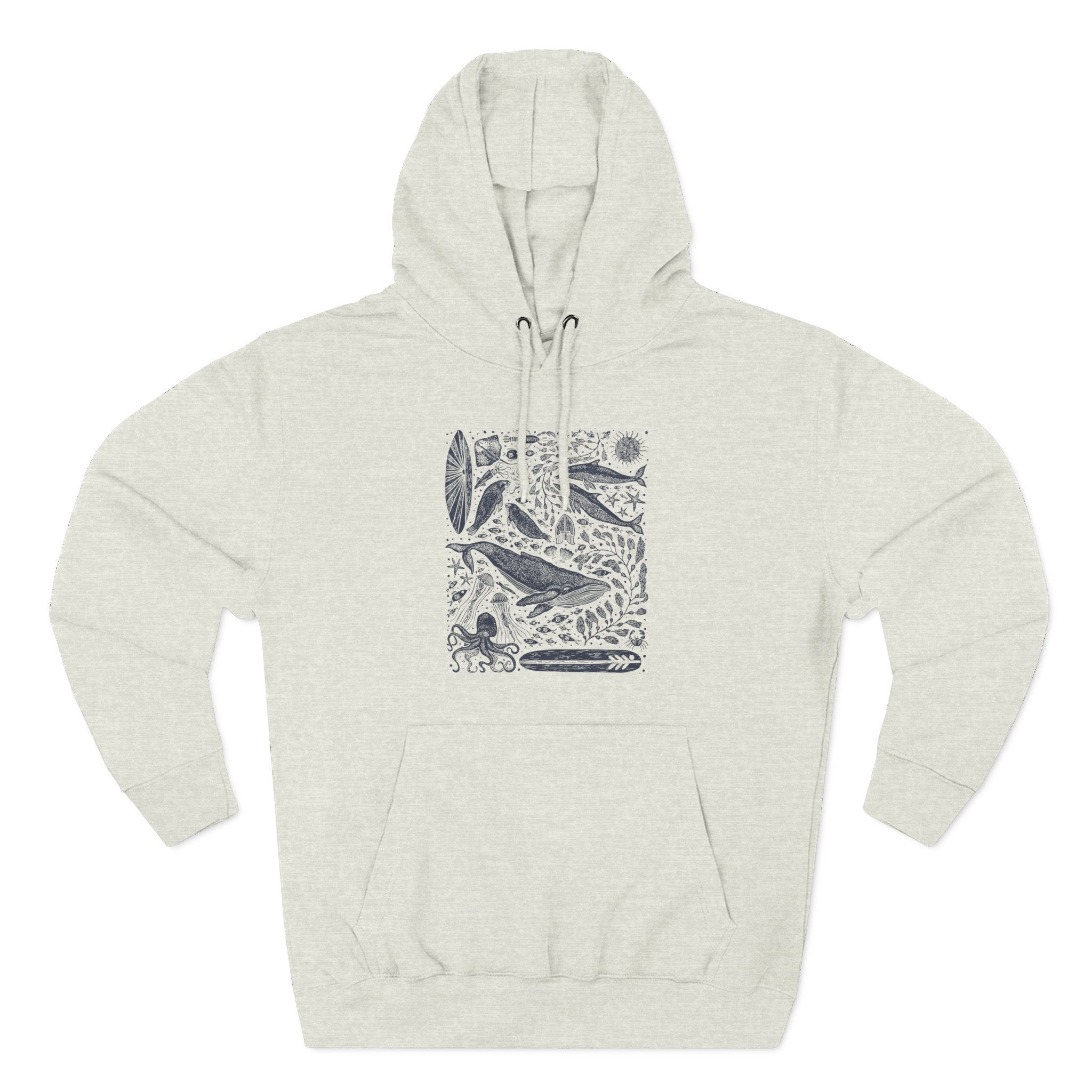 Ventana Marine Life by Lili Arnold fleece hoodie image 2
