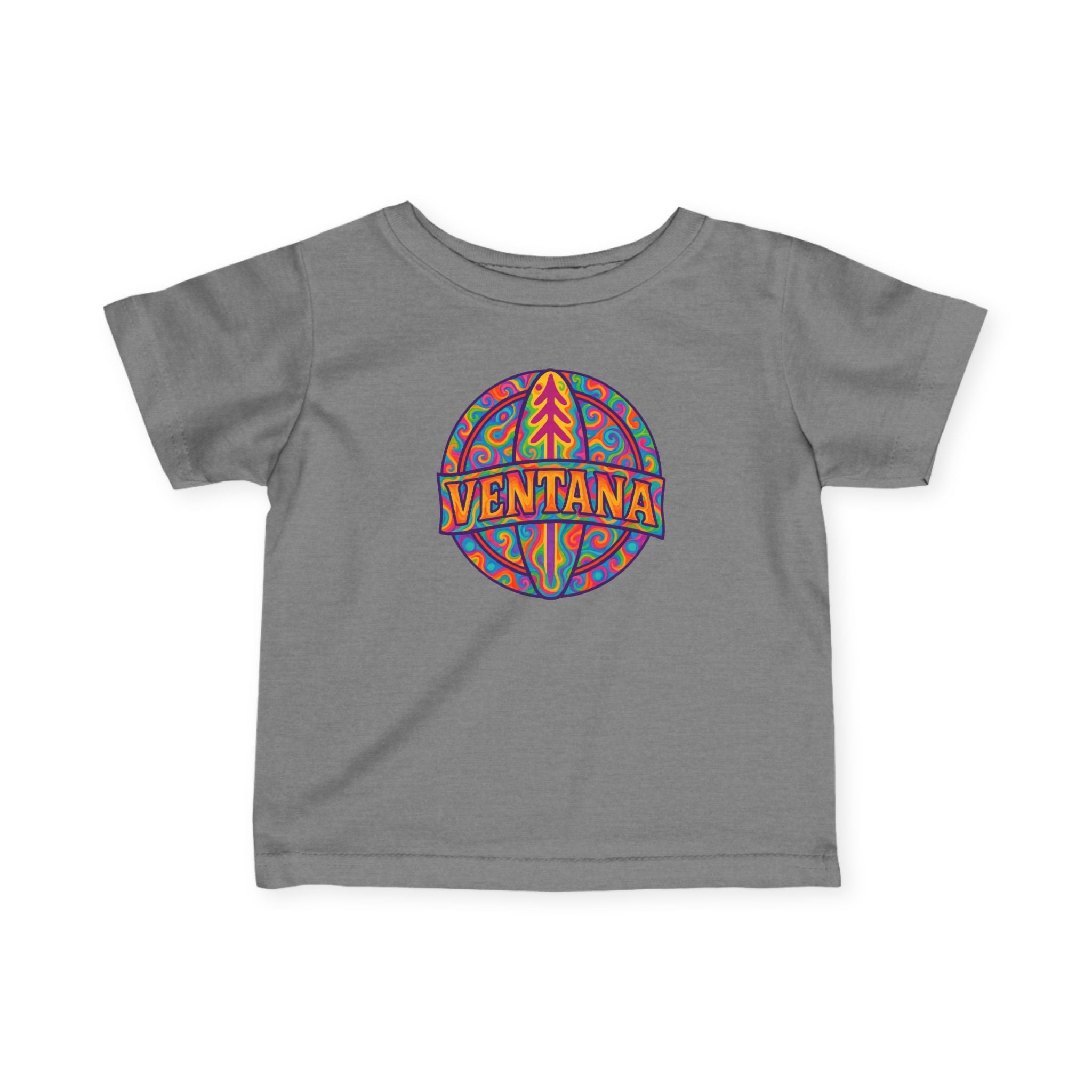 Ventana Psychedelic Treefish Logo infant cotton t-shirt image 10