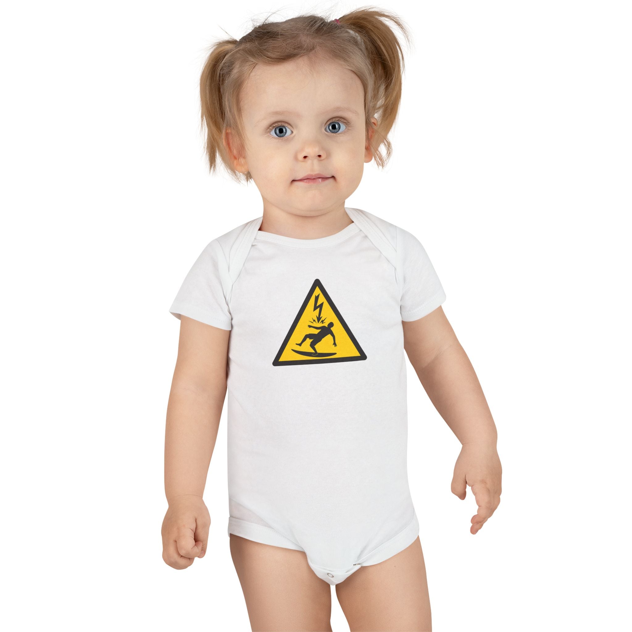 Electric Surfer baby cotton onesie image 7