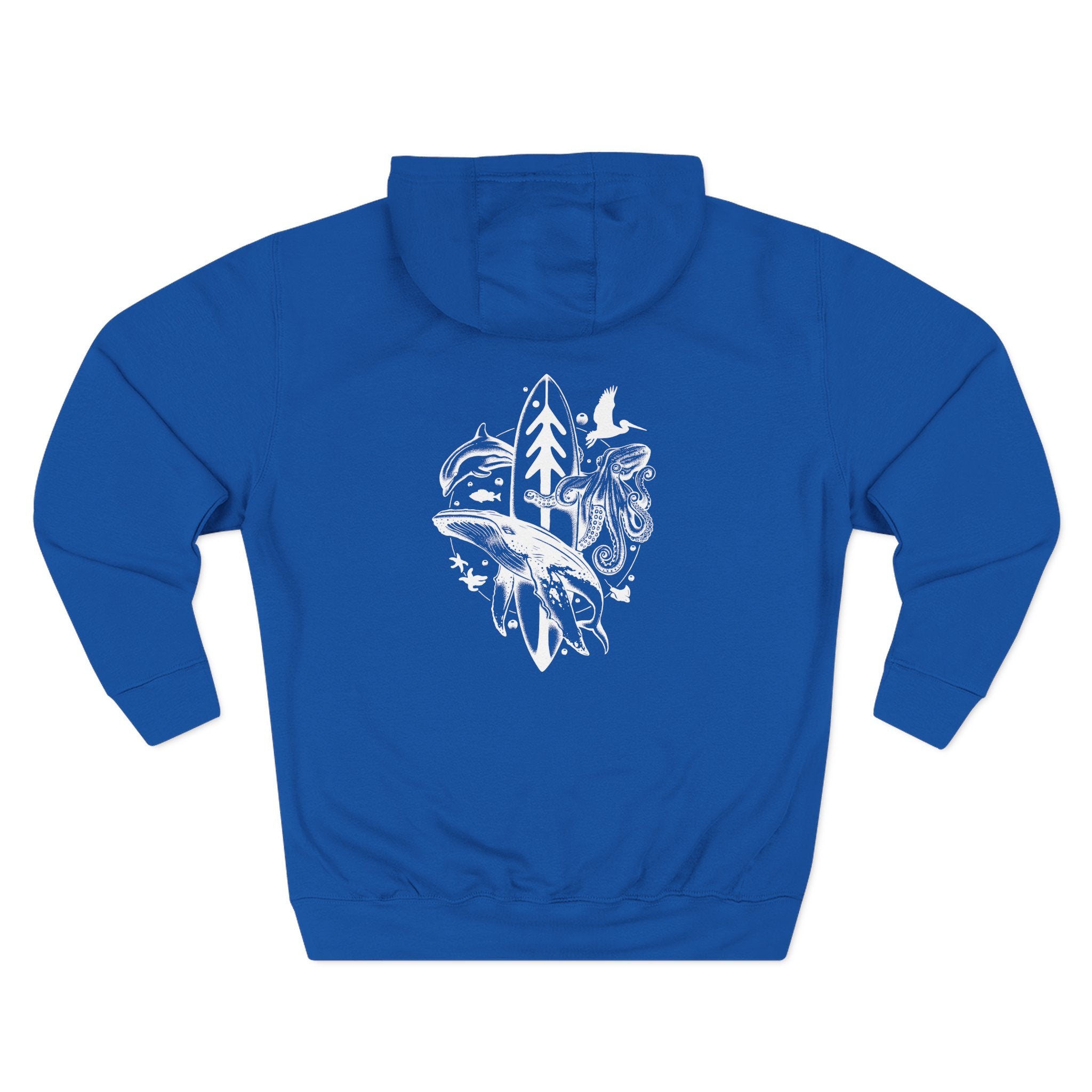 Whale Lotería fleece hoodie image 8