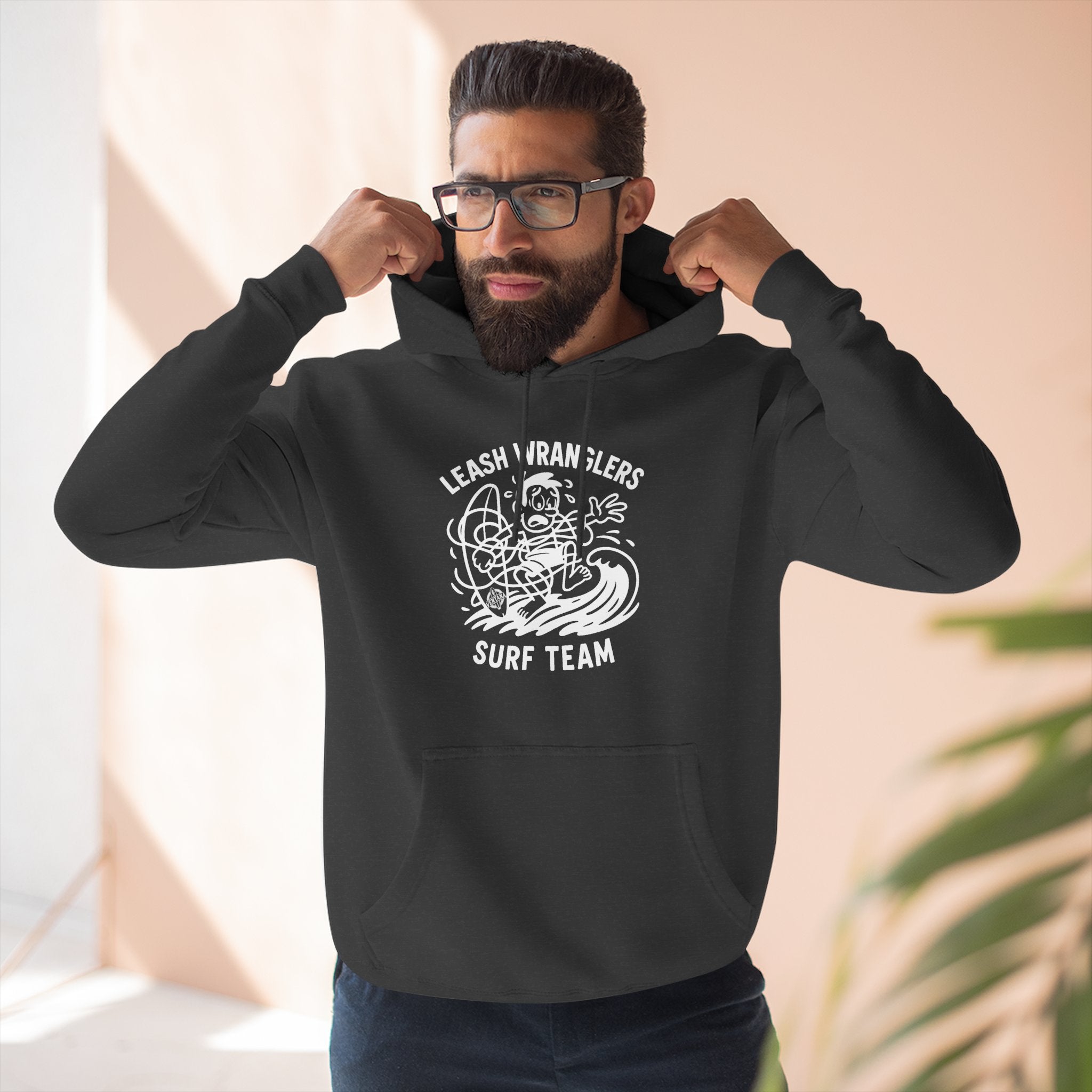 Leash Wranglers Surf Team Fleece Hoodie