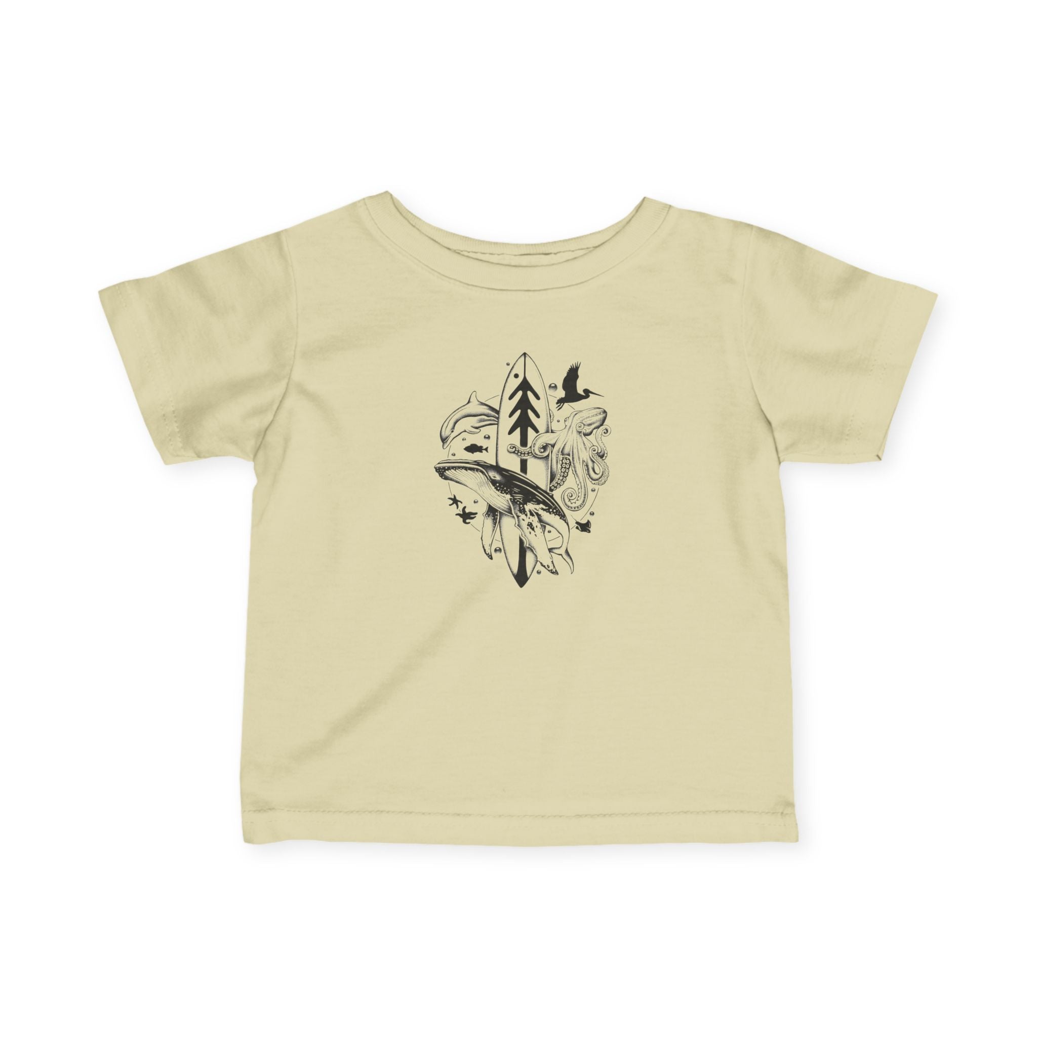 Ventana Monterey Bay by Thiago Bianchini infant cotton t-shirt image 5
