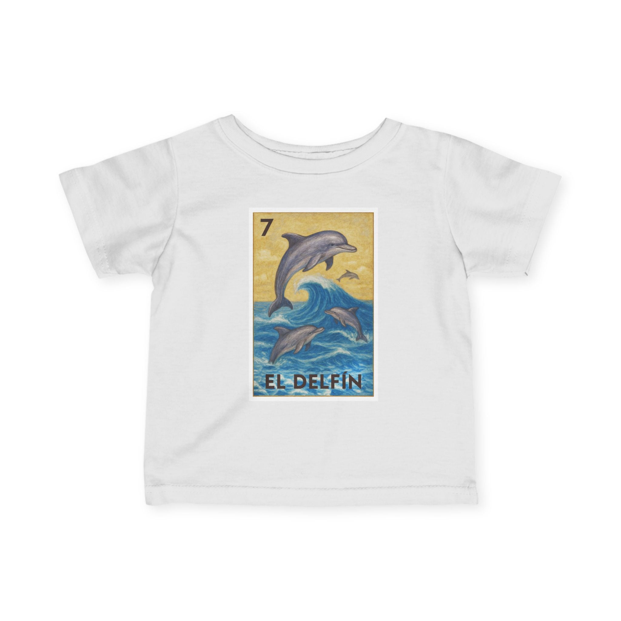 Dolphin Lotería infant cotton t-shirt image 20