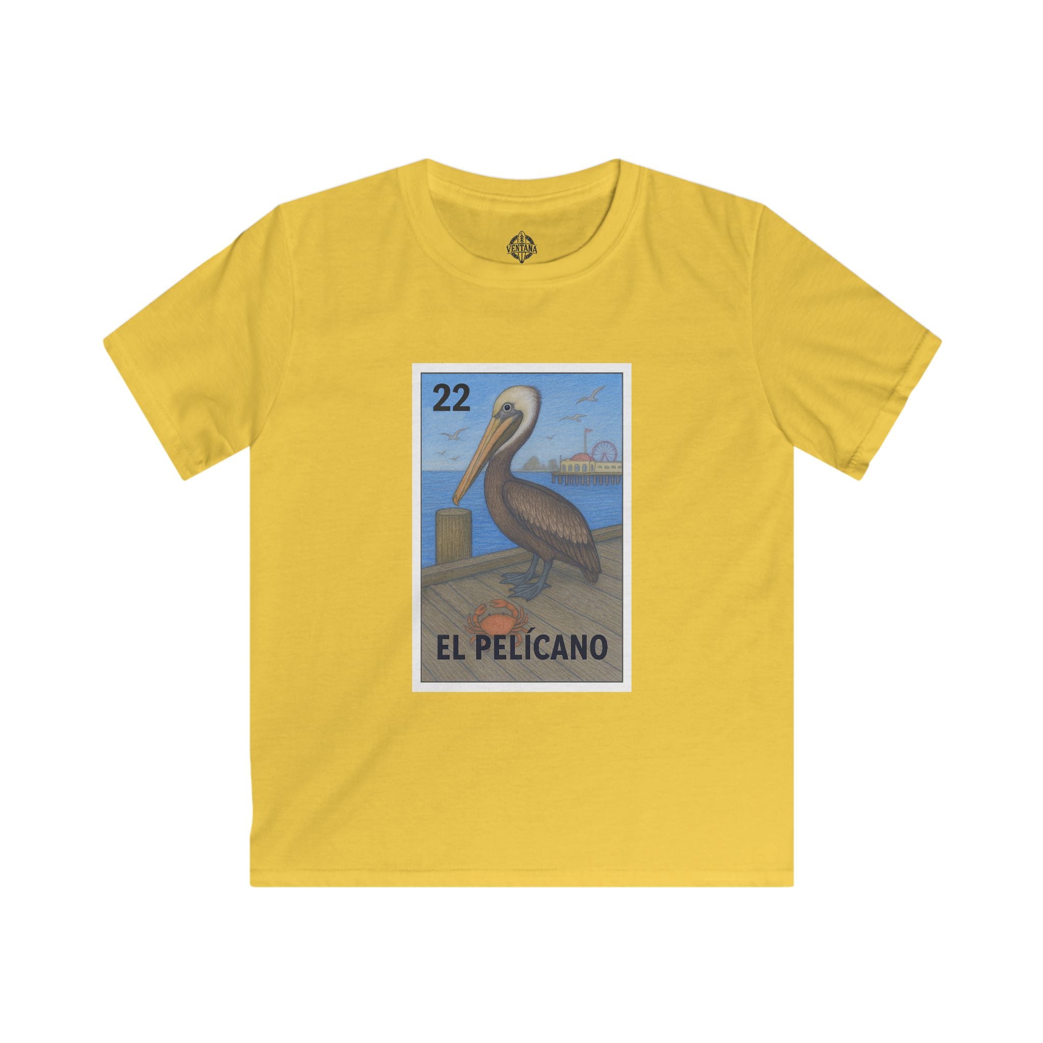 Pelican Lotería kids soft style t-shirt image 7