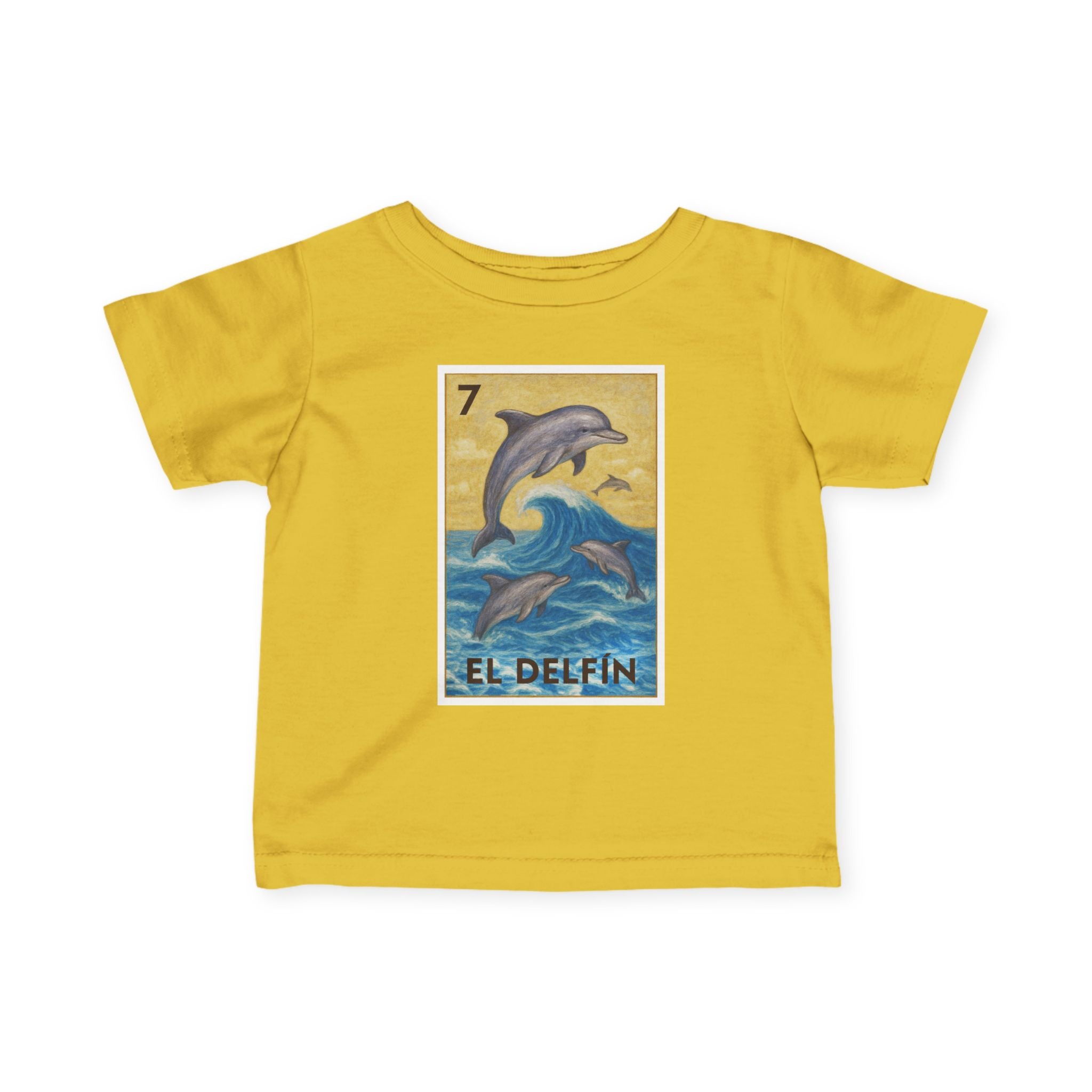 Dolphin Lotería infant cotton t-shirt image 7