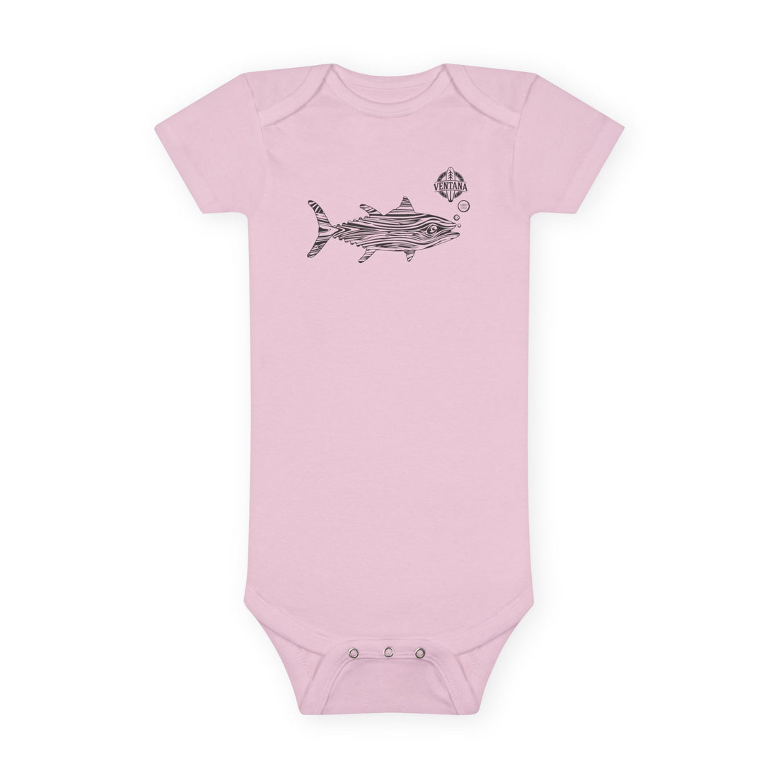 Ventana Wooden Tuna baby cotton onesie image 2