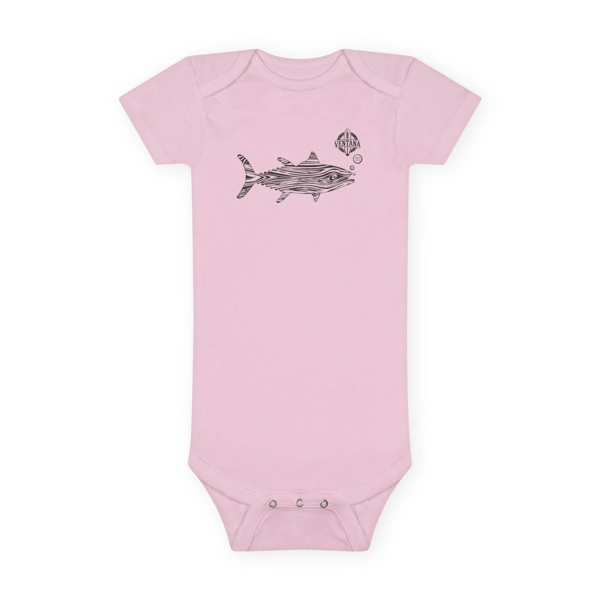 Ventana Wooden Tuna baby cotton onesie image 2