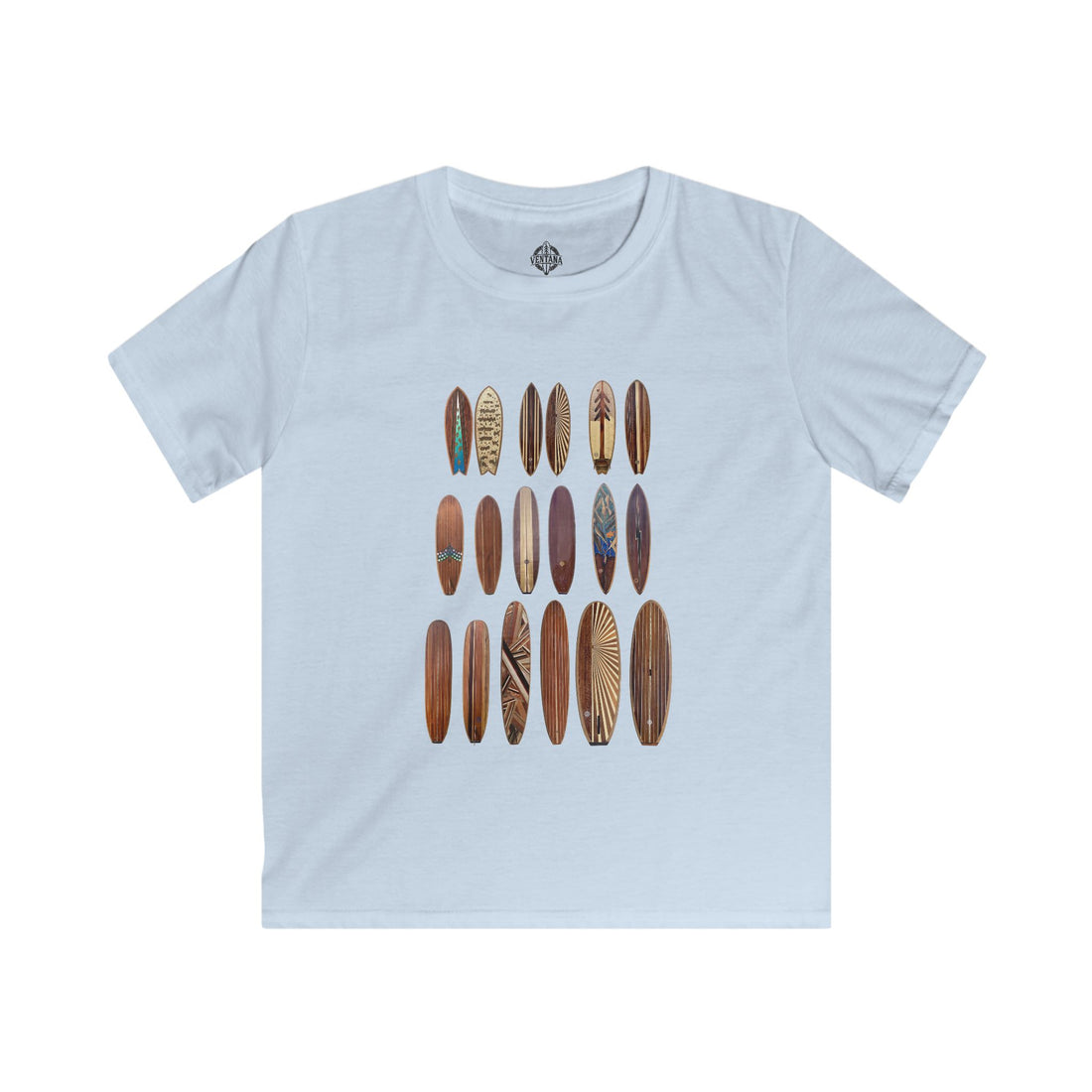 Ventana Wooden Surfboards kids soft style t-shirt image 2