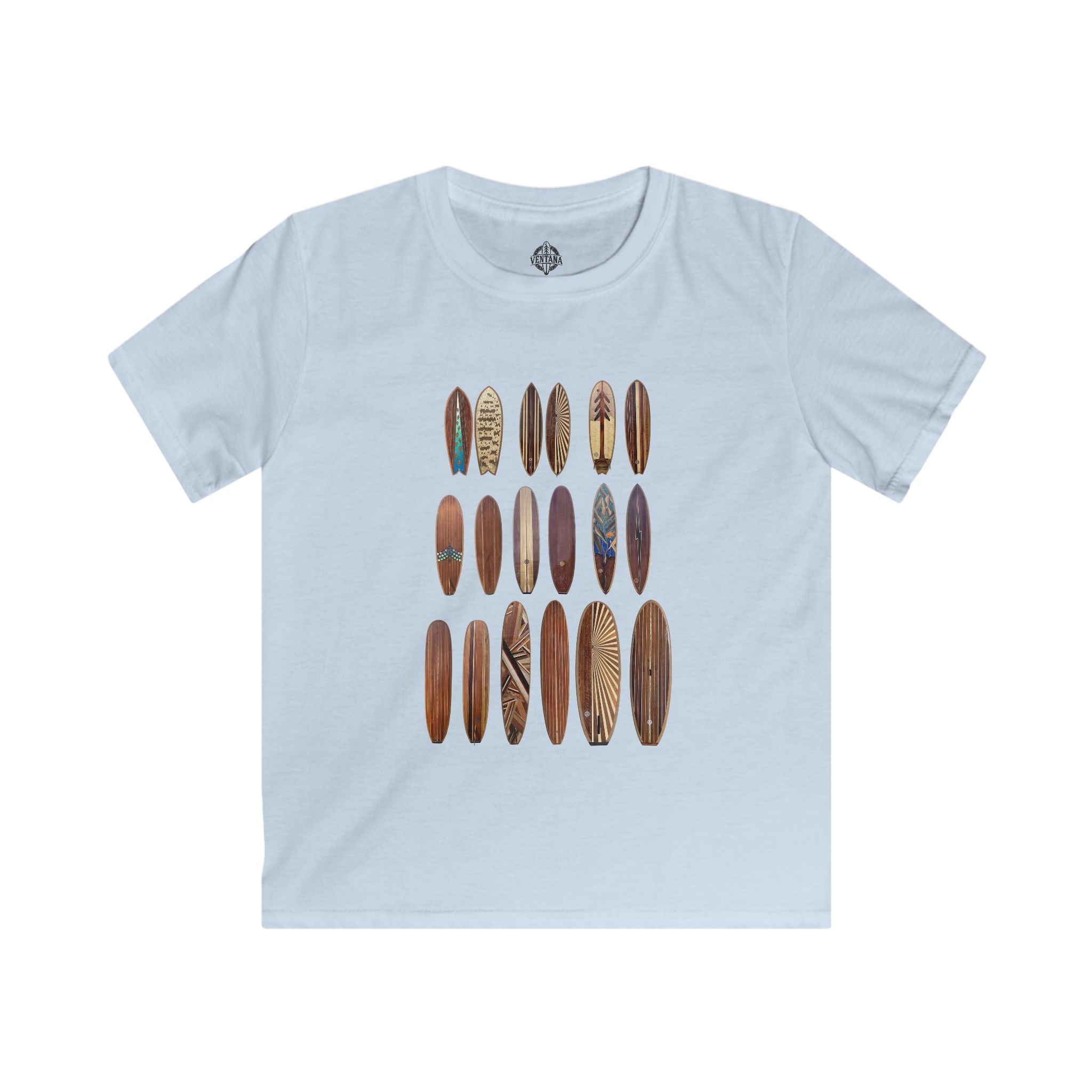 Ventana Wooden Surfboards kids soft style t-shirt image 2