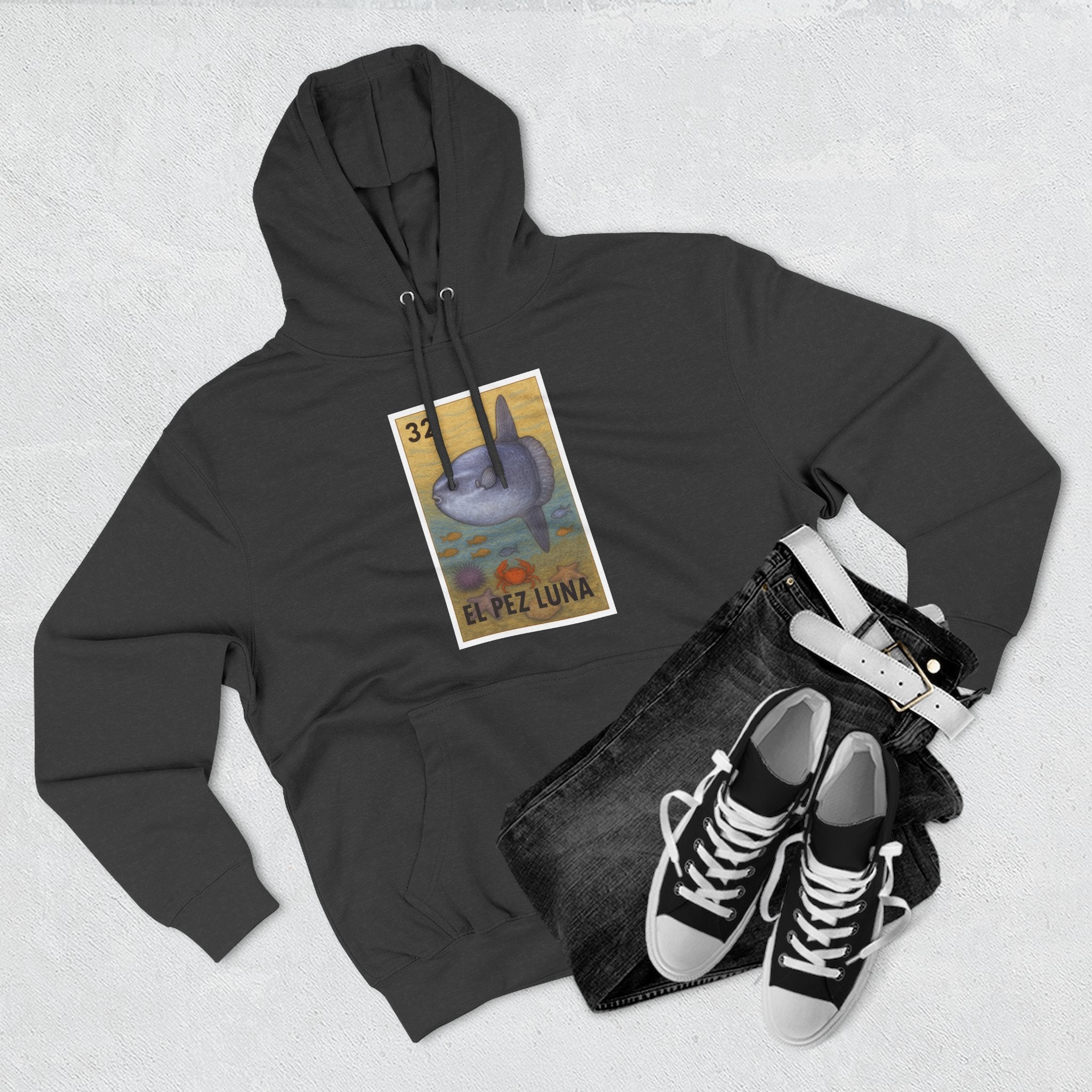 Sunfish Lotería Fleece Hoodie