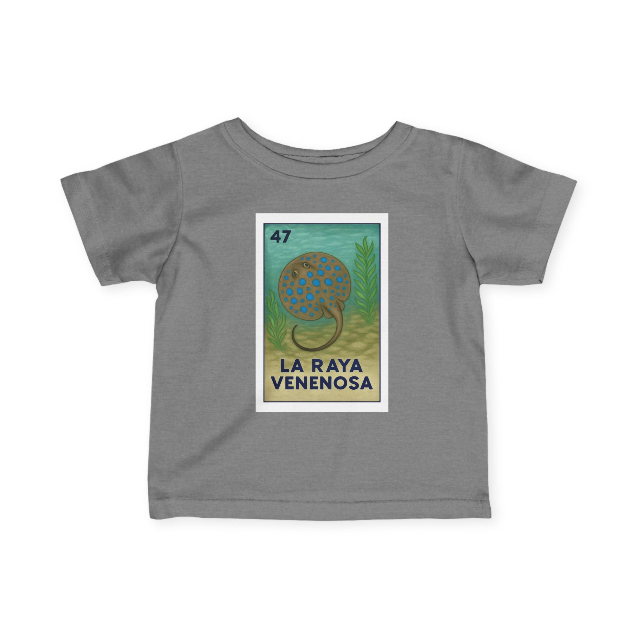 Stingray Lotería infant cotton t-shirt image 10