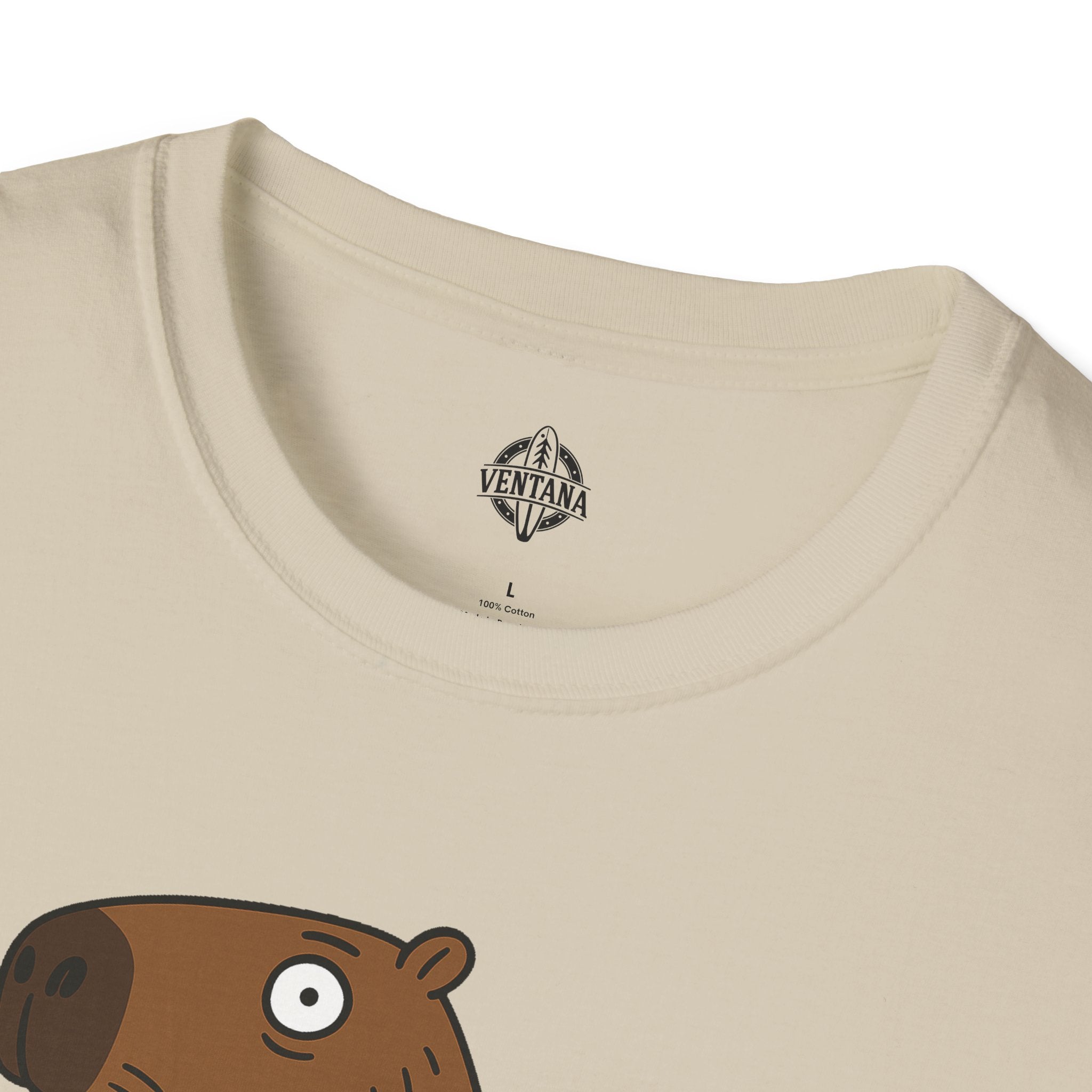 Capybara Surfer Unisex - Soft Style U.S. Cotton T-Shirt