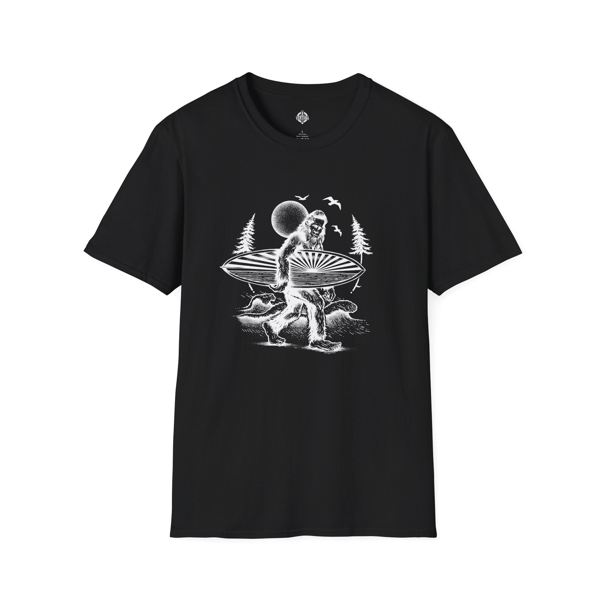 Ventana Surfsquatch by Thiago Bianchini cotton t-shirt image 5