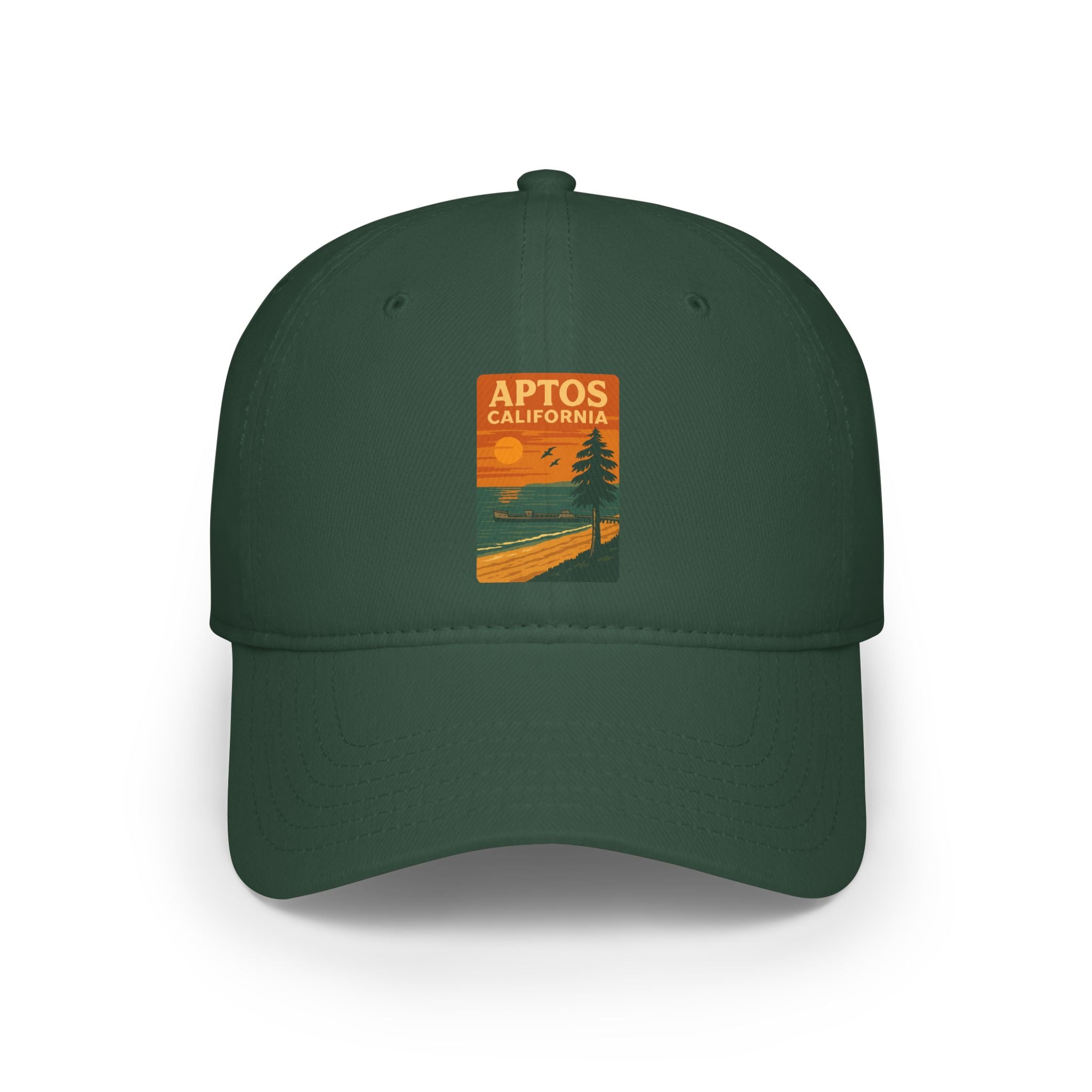 Aptos California Sunset - 100% Cotton Baseball Cap