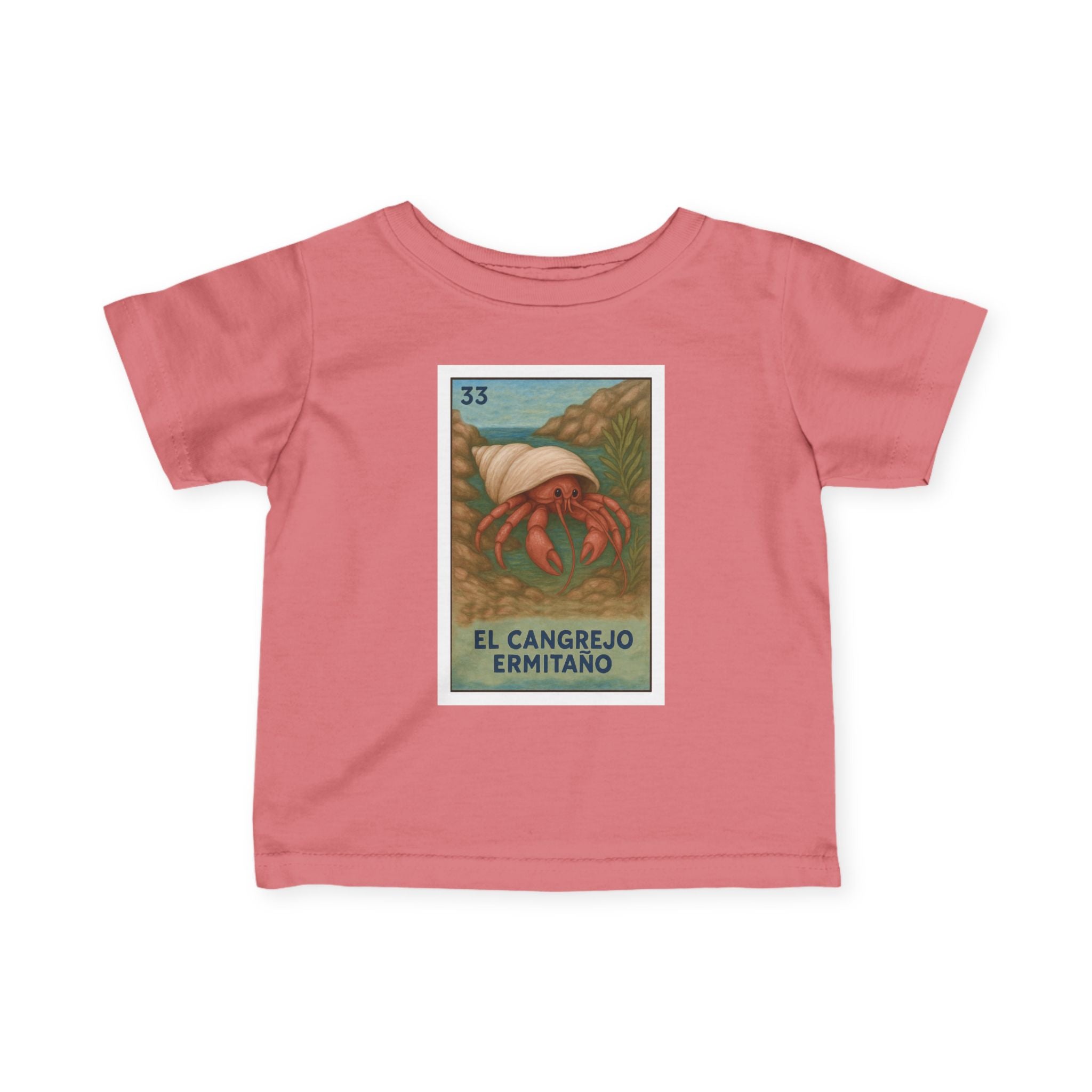 Hermit Crab Lotería infant cotton t-shirt image 18